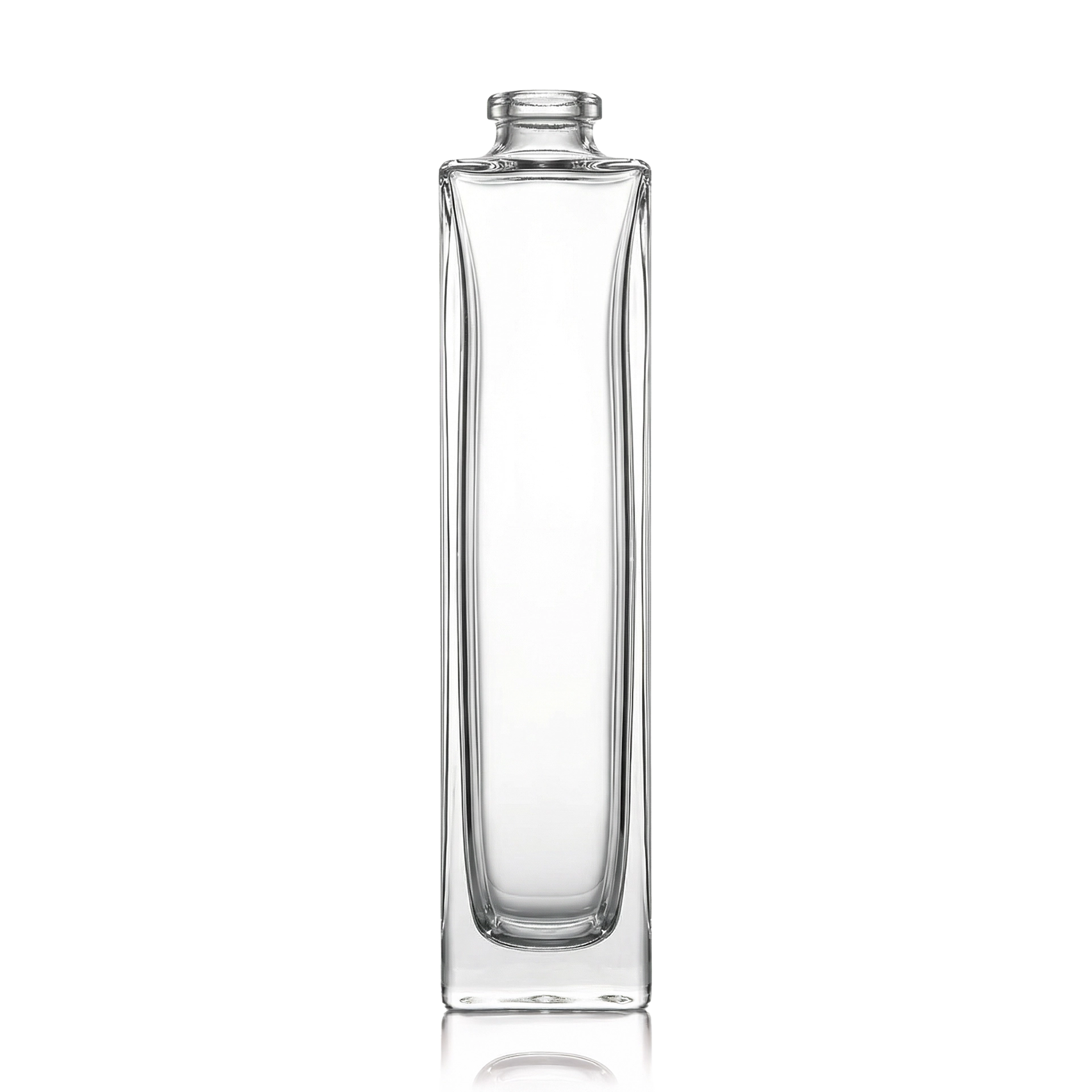 Glasflasche quadratisch 50 ml klar FEA 15