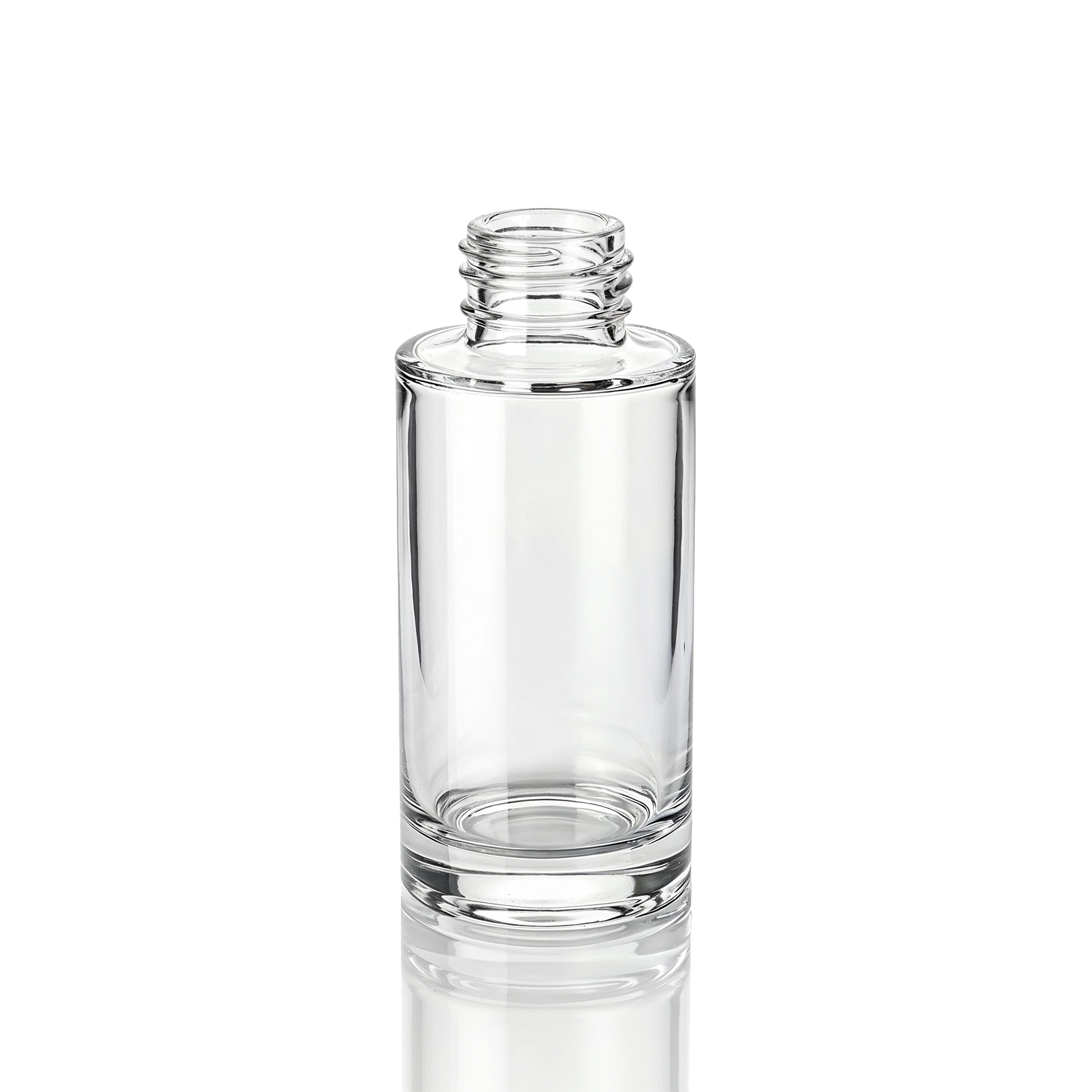 Glasflasche zylindrisch 30 ml klar GPI 20/410
