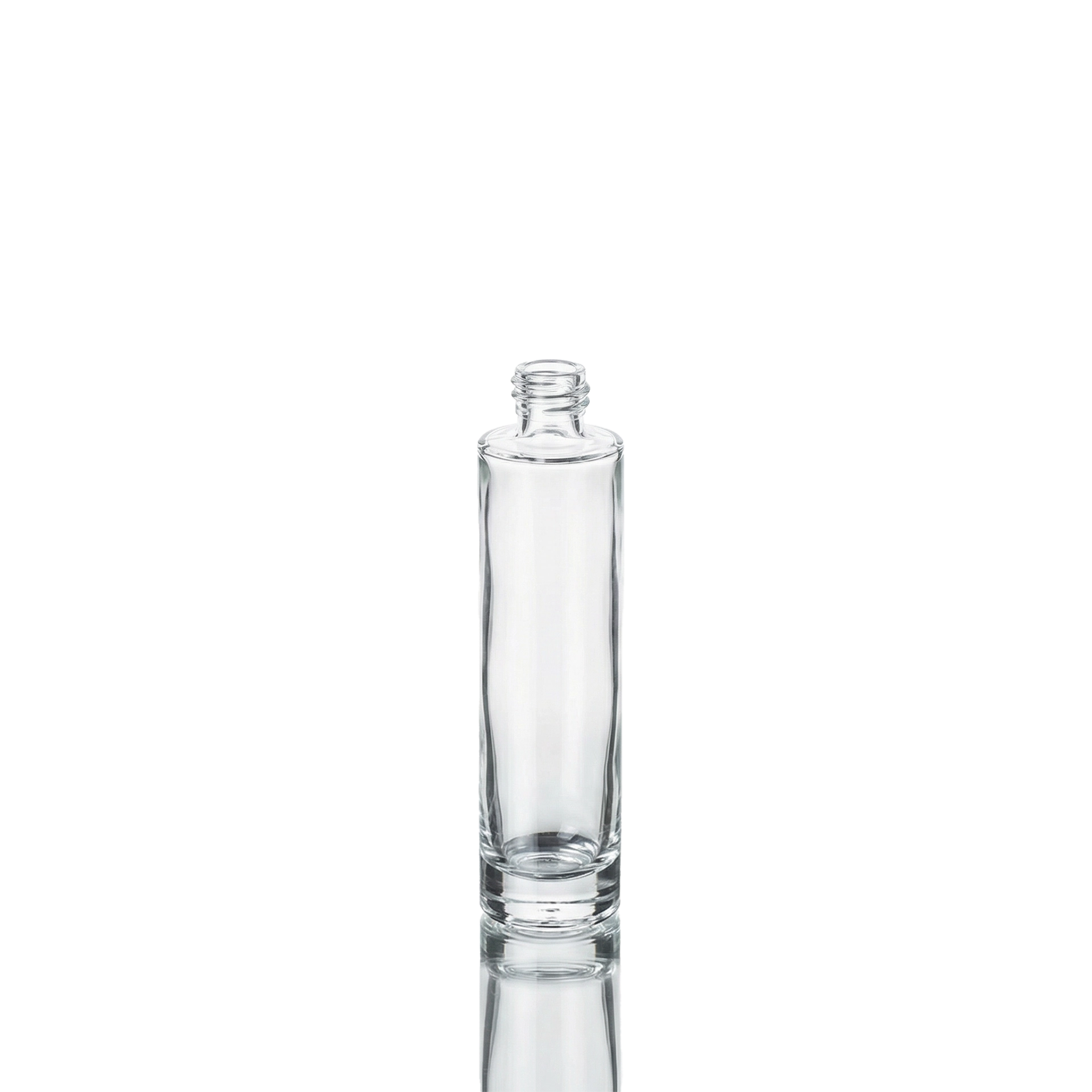 Glasflasche 50 ml klar GPI 18/415