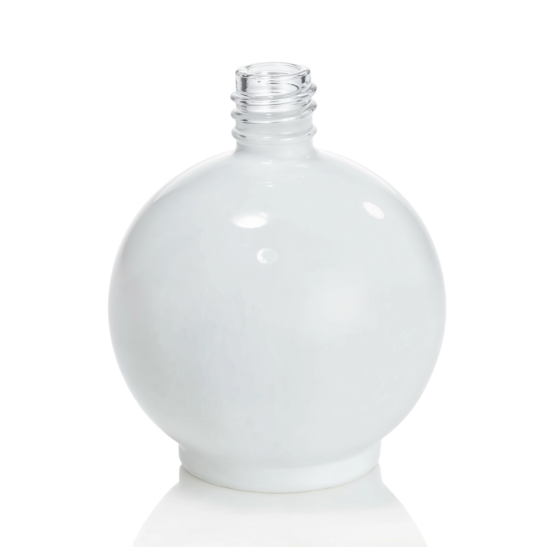 Glasflasche Kugel 100 ml weiß EUR 5