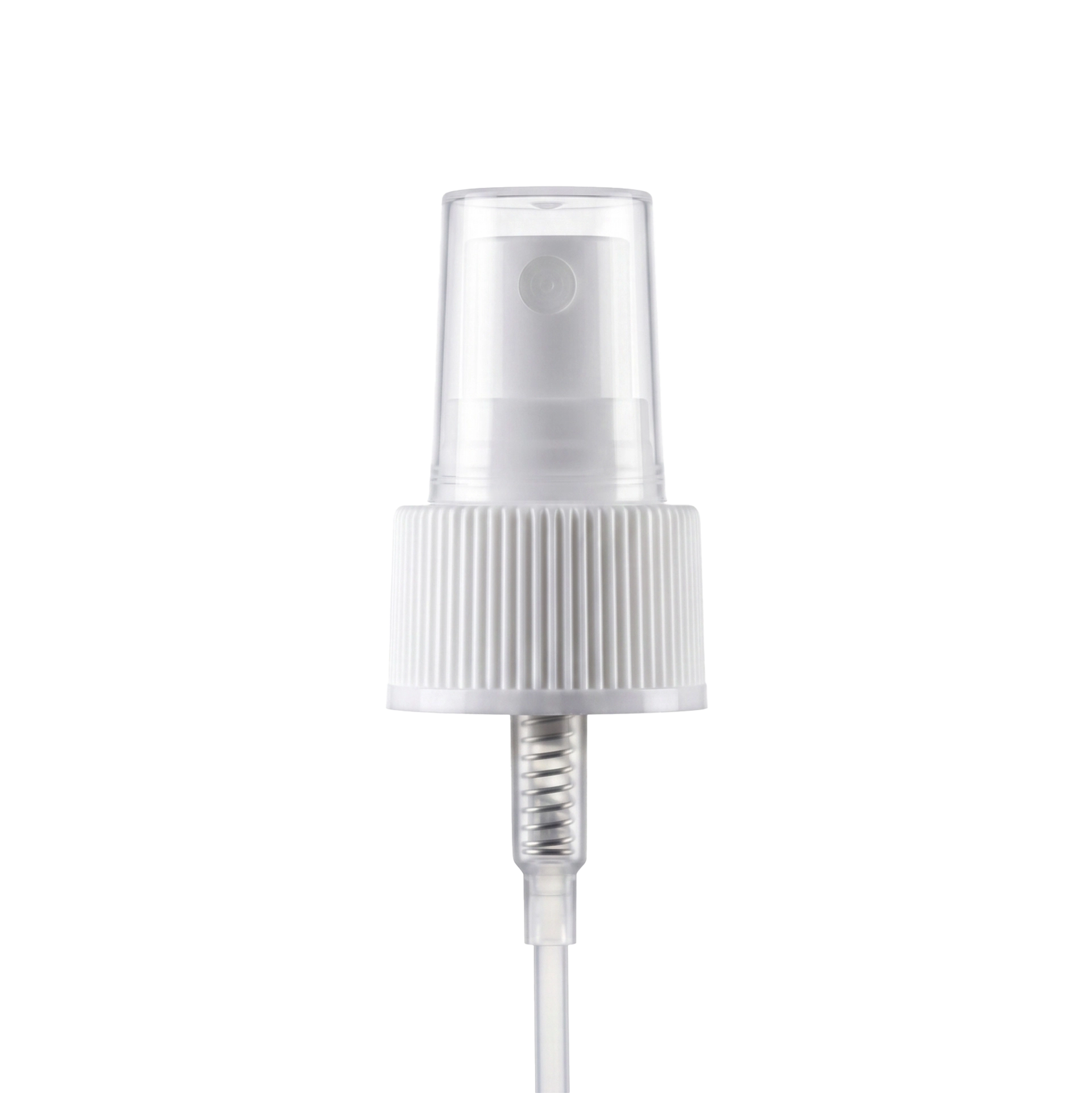 Spray Pump ribbed white with Cap GPI 24/410 Spray Pump ribbed white with Cap GPI 24/410