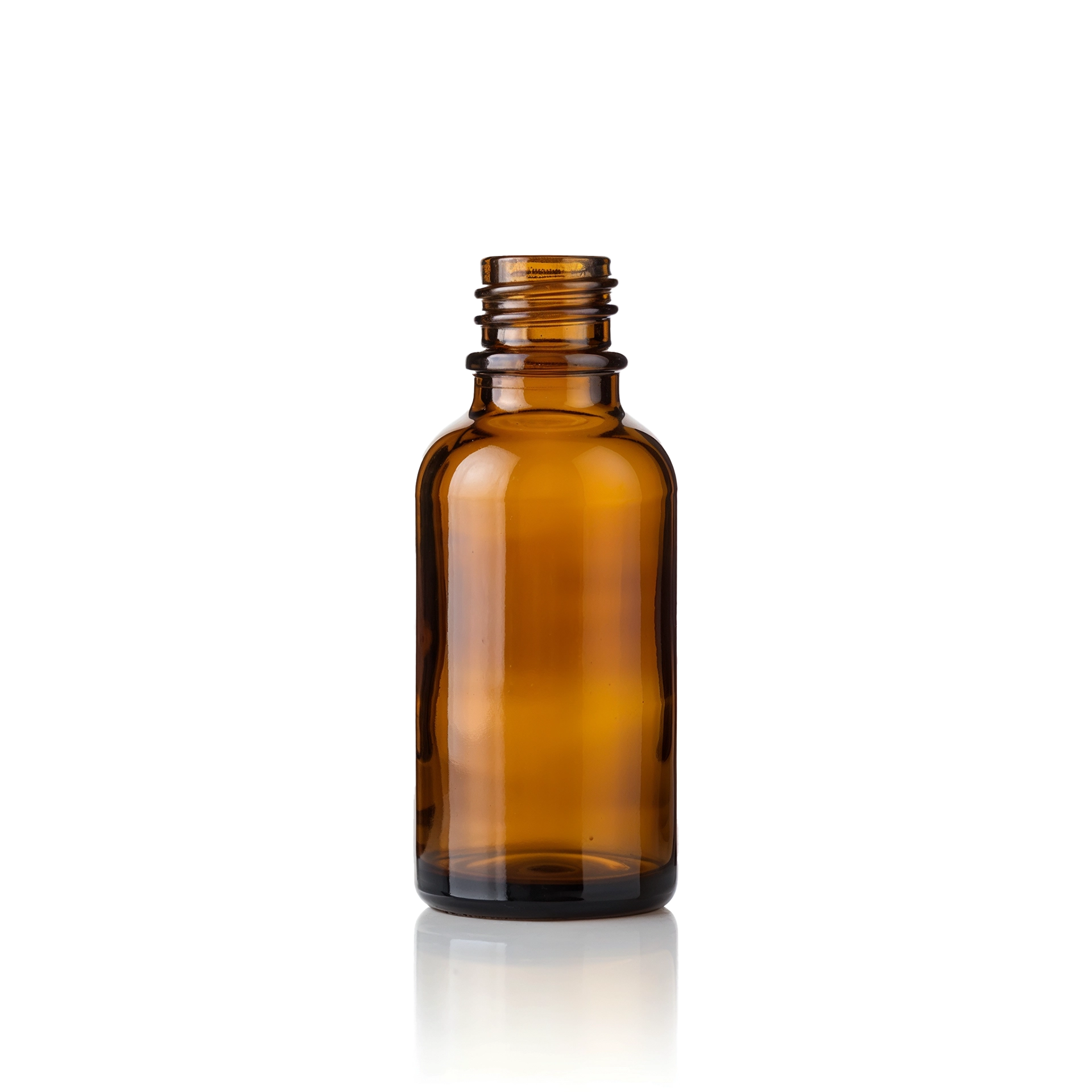 Glasflasche 30 ml braun DIN 168/GL 18 Pharm.