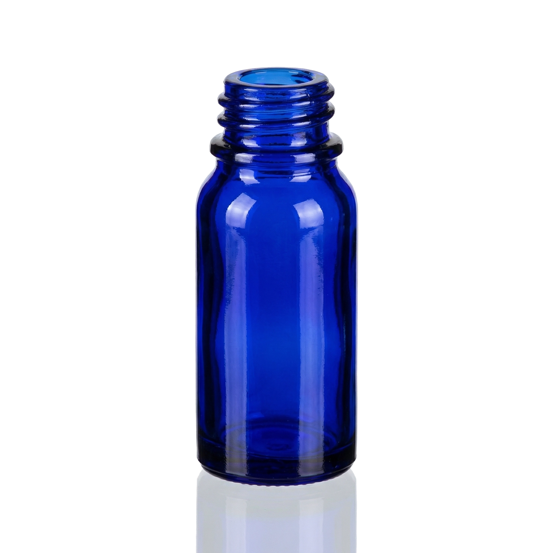 Glasflasche 10 ml kobaltblau DIN 168/GL 18 Pharm.