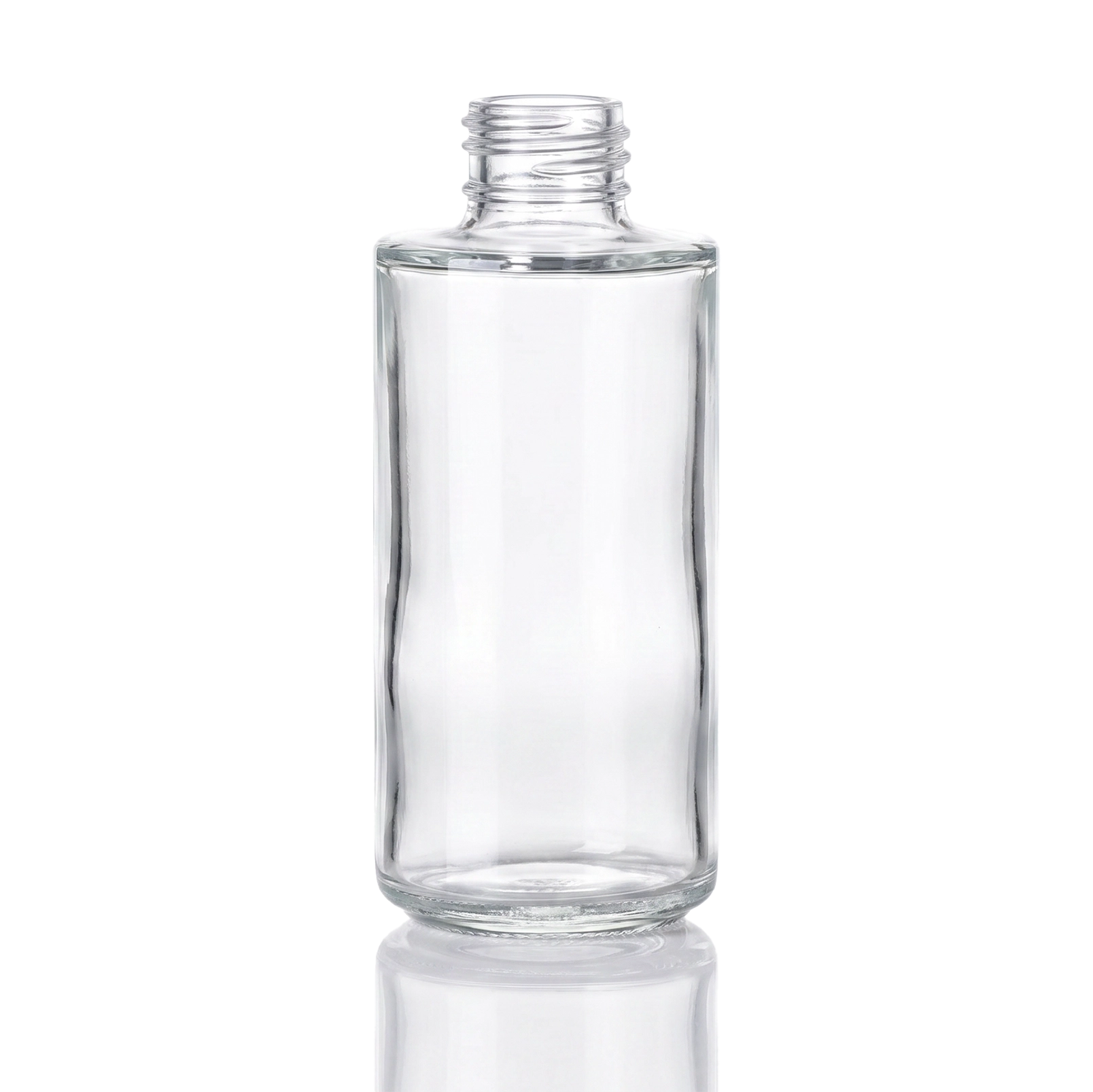 Glasflasche 125 ml klar GPI 24/410