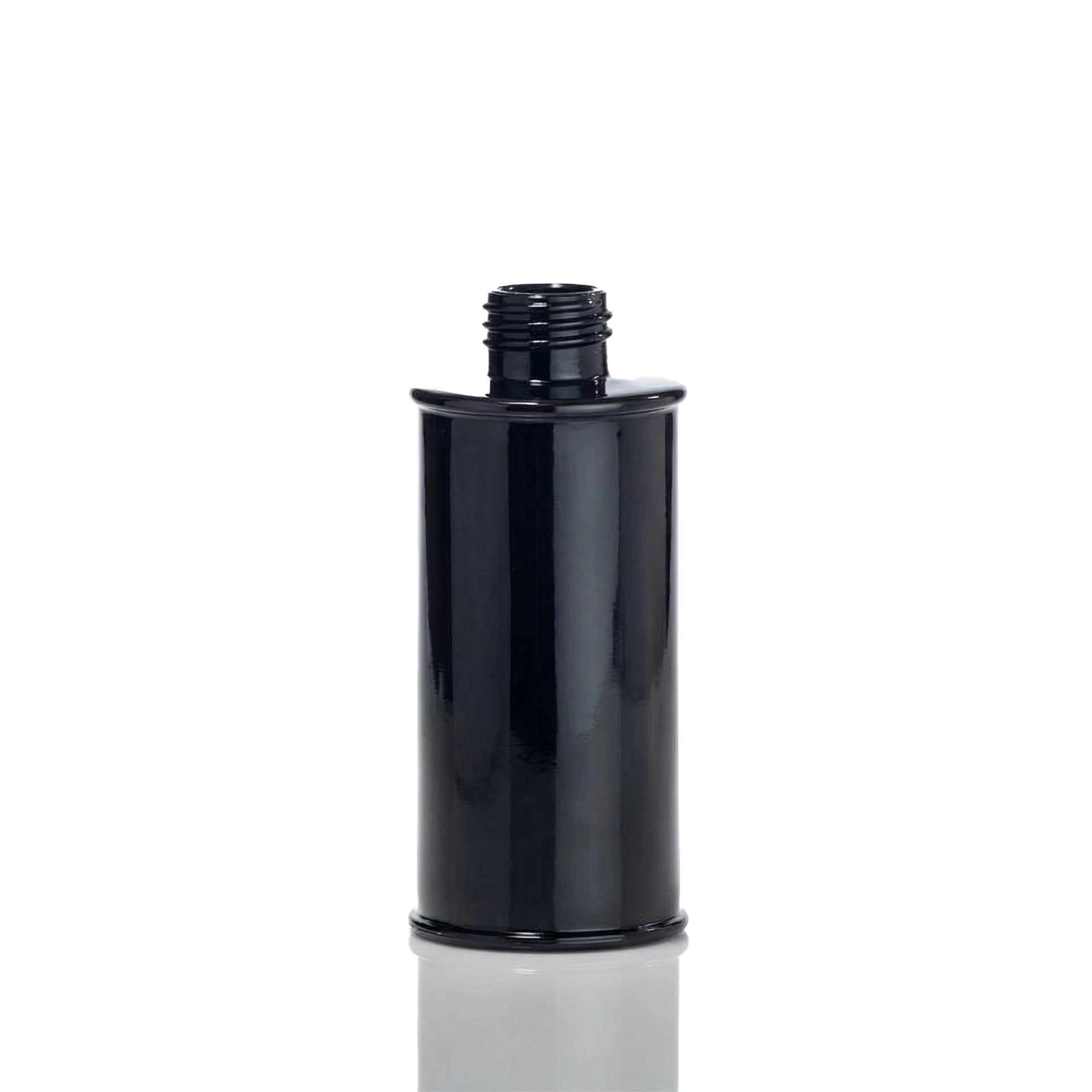 Glasflasche 100 ml schwarz GPI 24/400