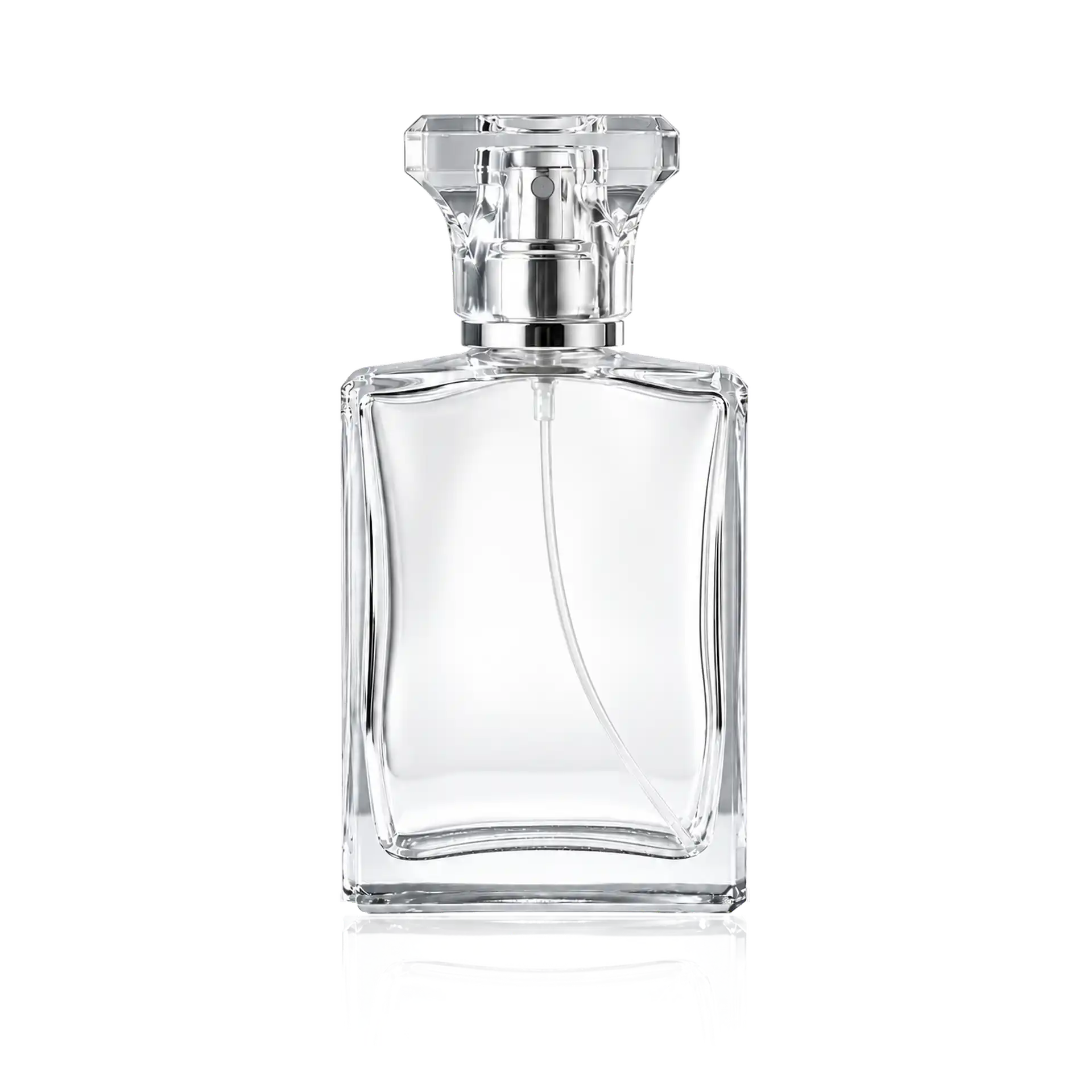 Parfümflakon, Glasflasche, transparent, Sprühverschluss