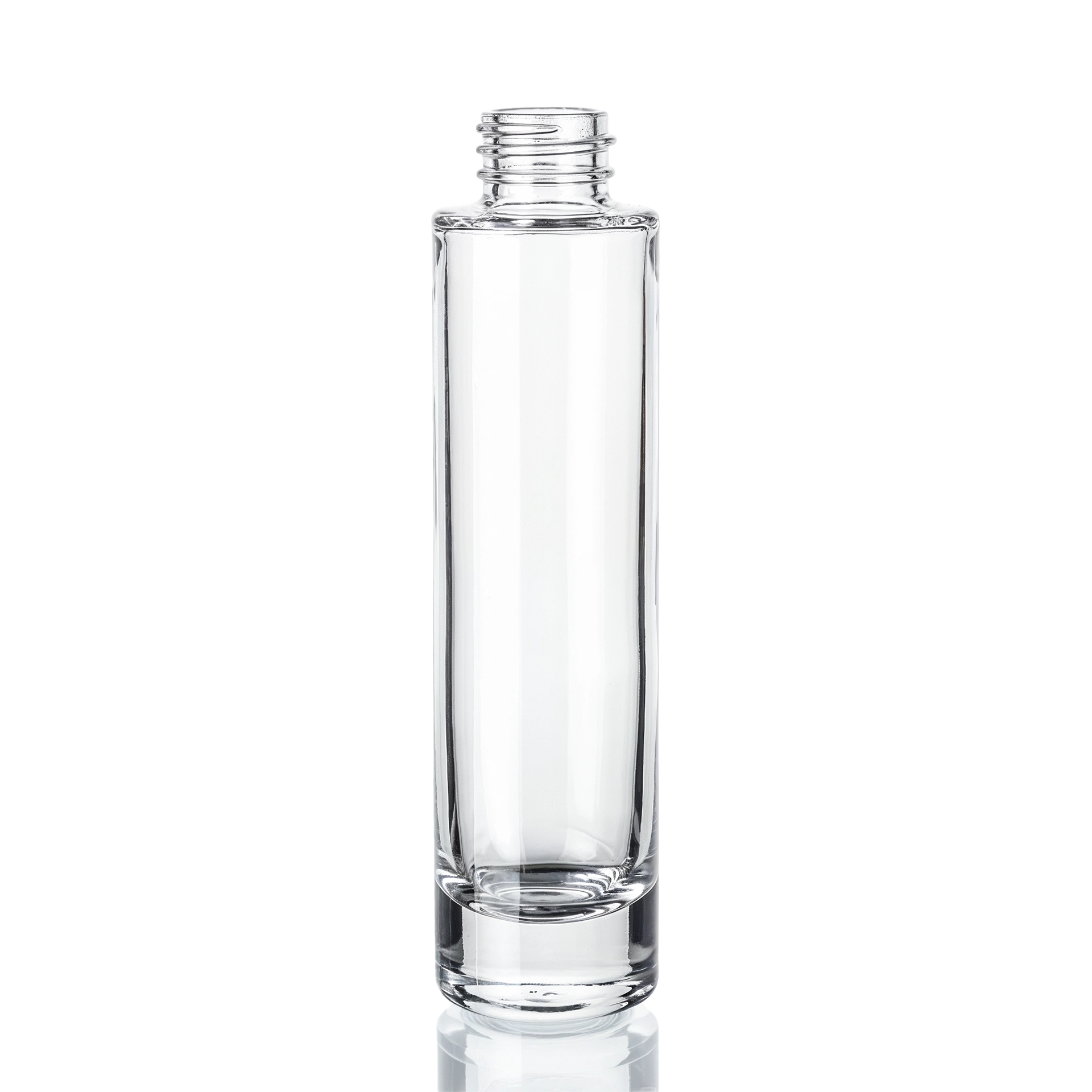 Glasflasche zylindrisch 100 ml klar GPI 28/410