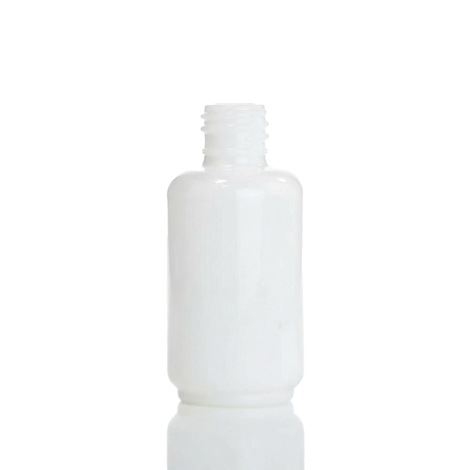 Flasche, Kunststoff, Weiß, Schraubverschluss, Transparenz