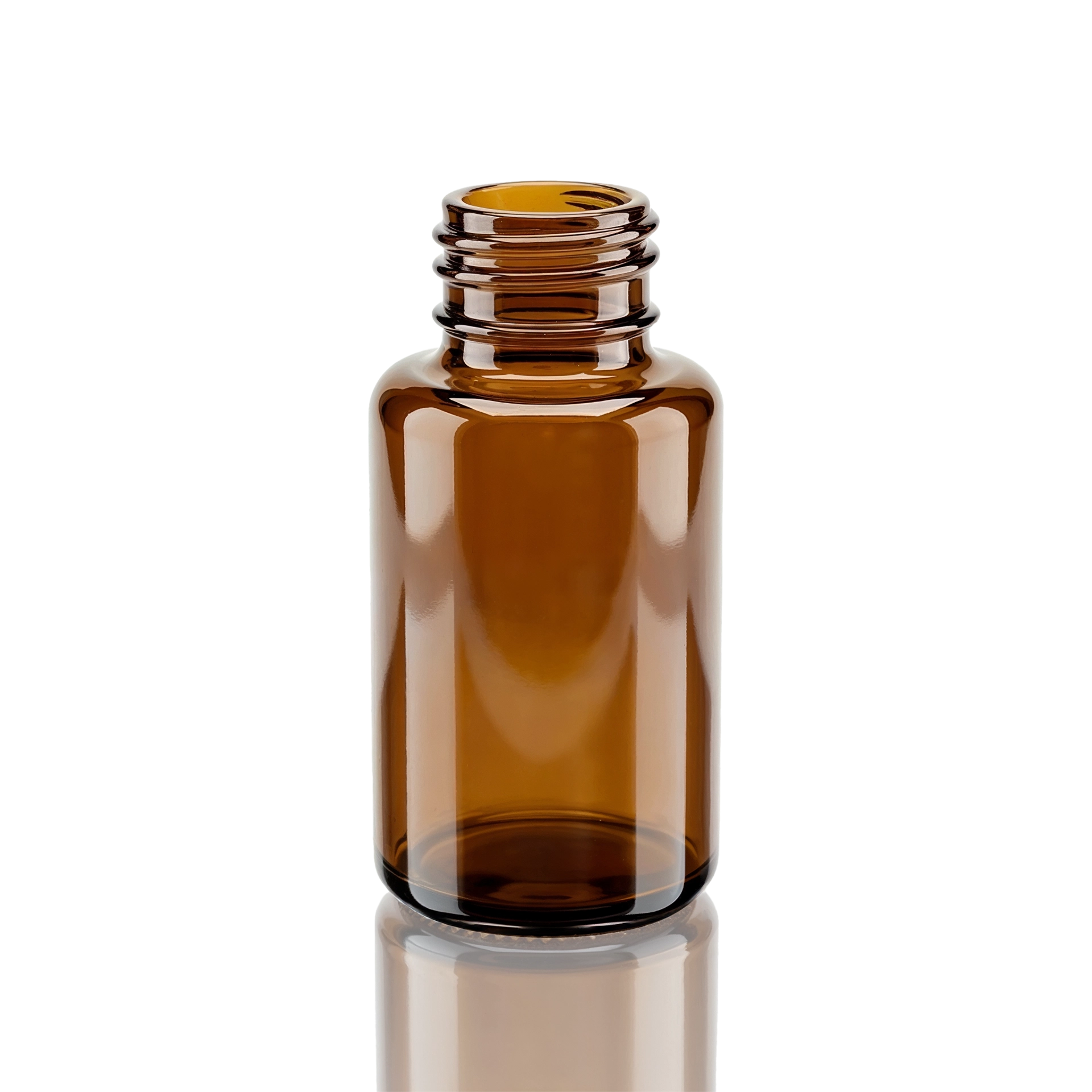 Glasflasche 30 ml braun GPI 24/410