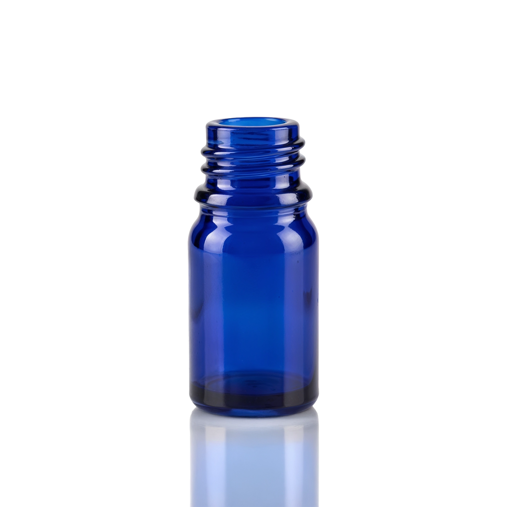 Glasflasche 5 ml kobaltblau DIN 168/GL 18 Pharm.