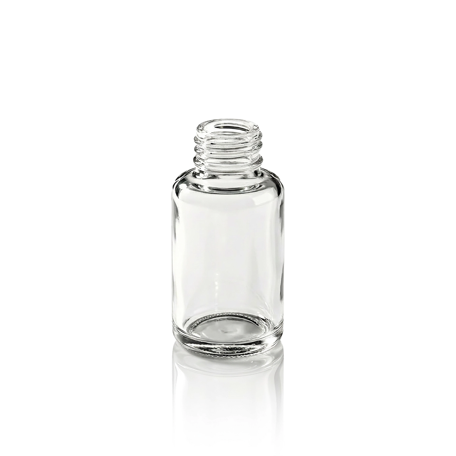 Glasflasche 30 ml klar GPI 22/400