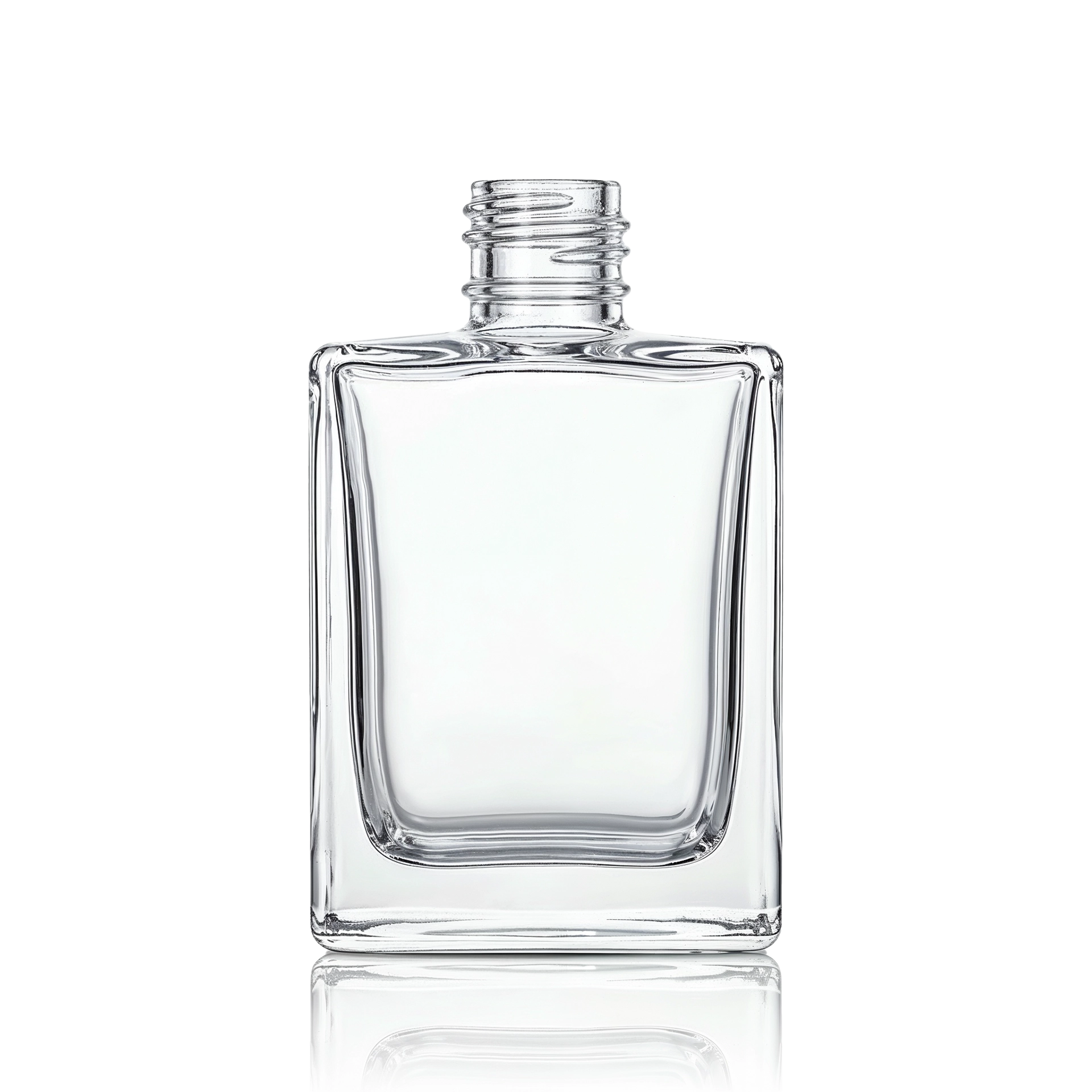 Glasflasche rechteckig 16.5 ml klar GPI 13/415 Glasflasche rechteckig 16.5 ml klar GPI 13/415