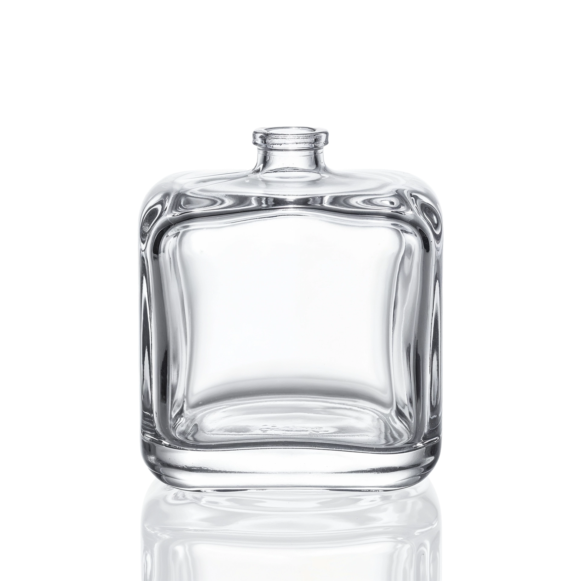 Glasflasche Würfel 100 ml klar FEA 15 NEU