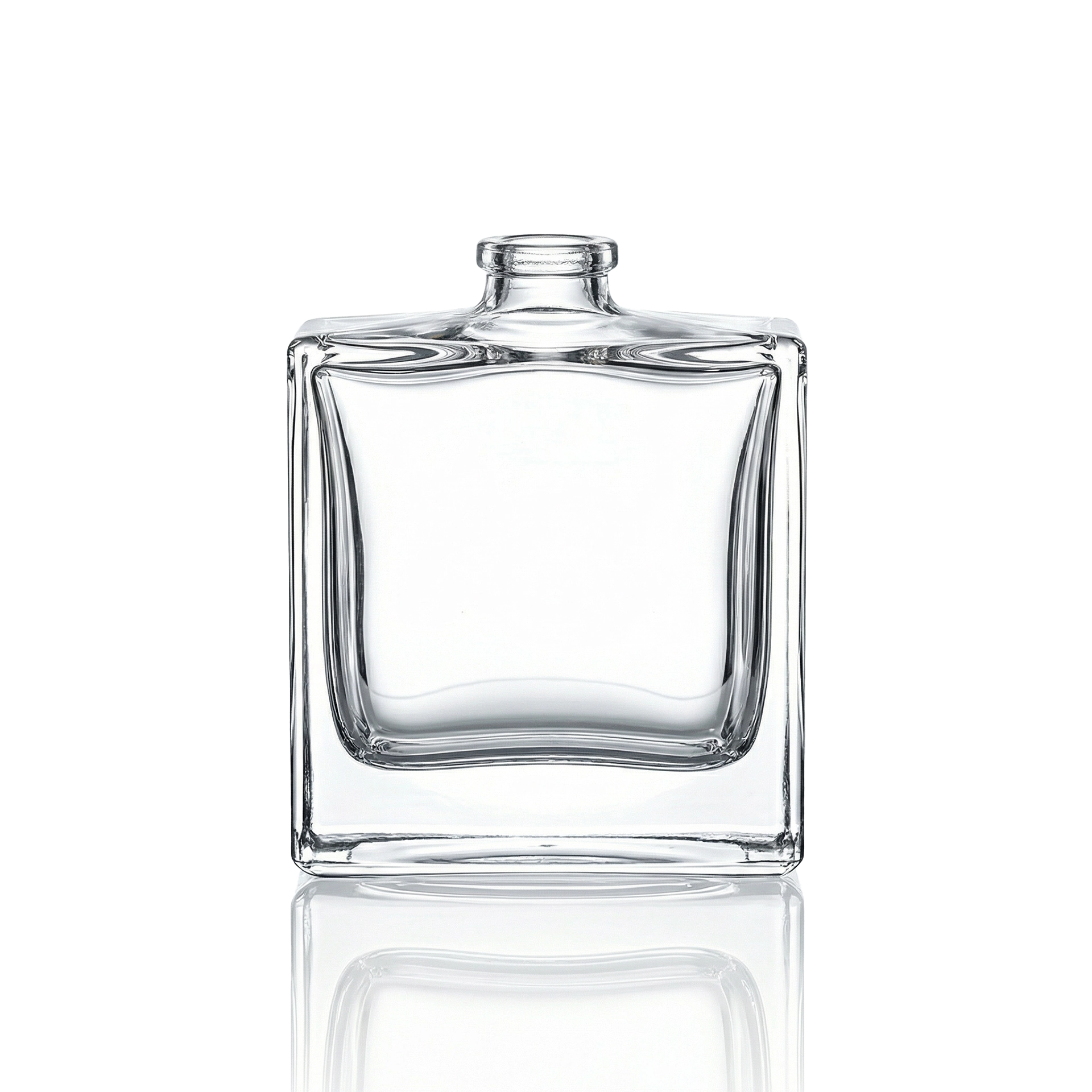 Glasflasche rechteckig 50 ml klar FEA 15