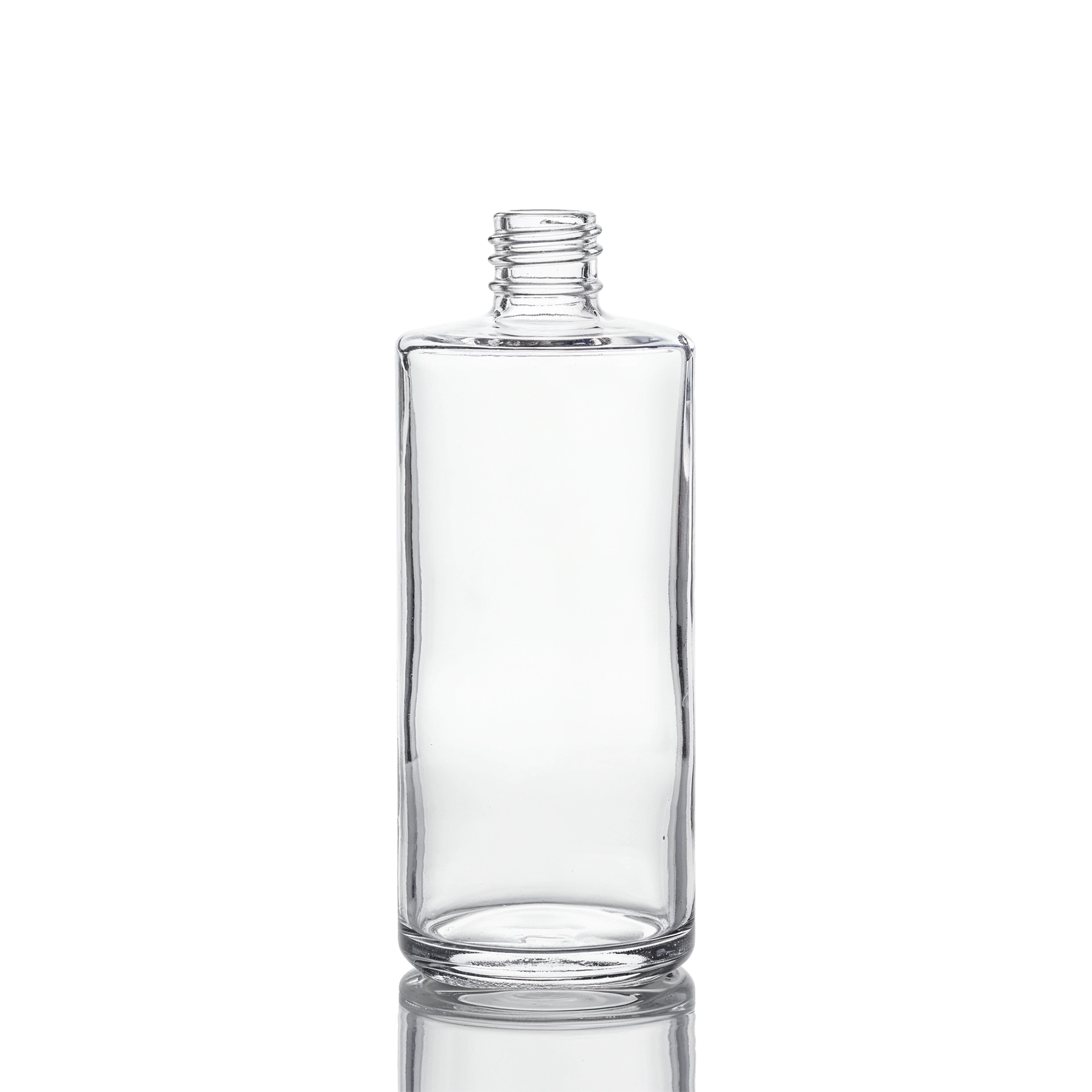 Glasflasche 100 ml klar GPI 18/415 Glasflasche 100 ml klar GPI 18/415