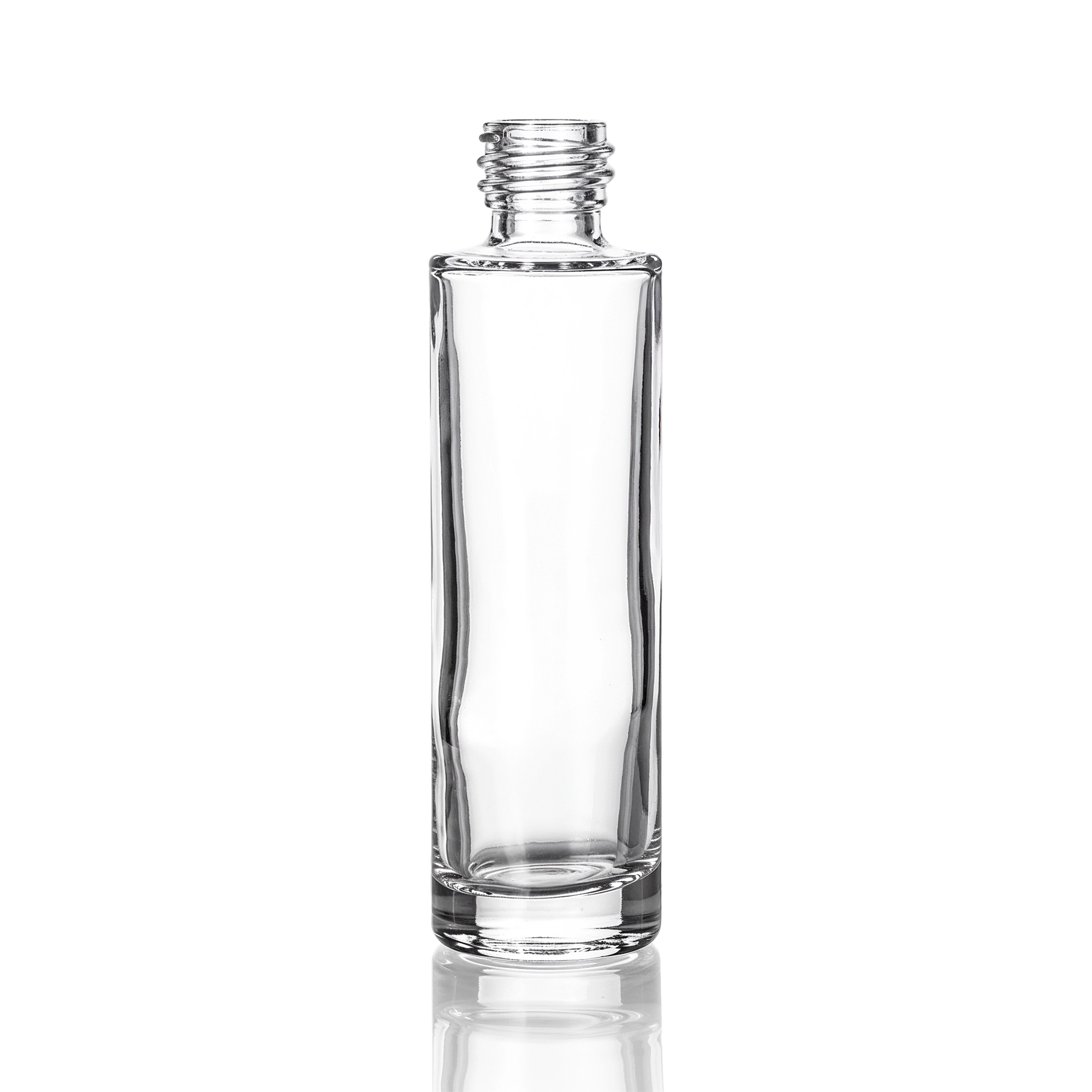 Glasflasche zylindrisch 30 ml klar GPI 18/415