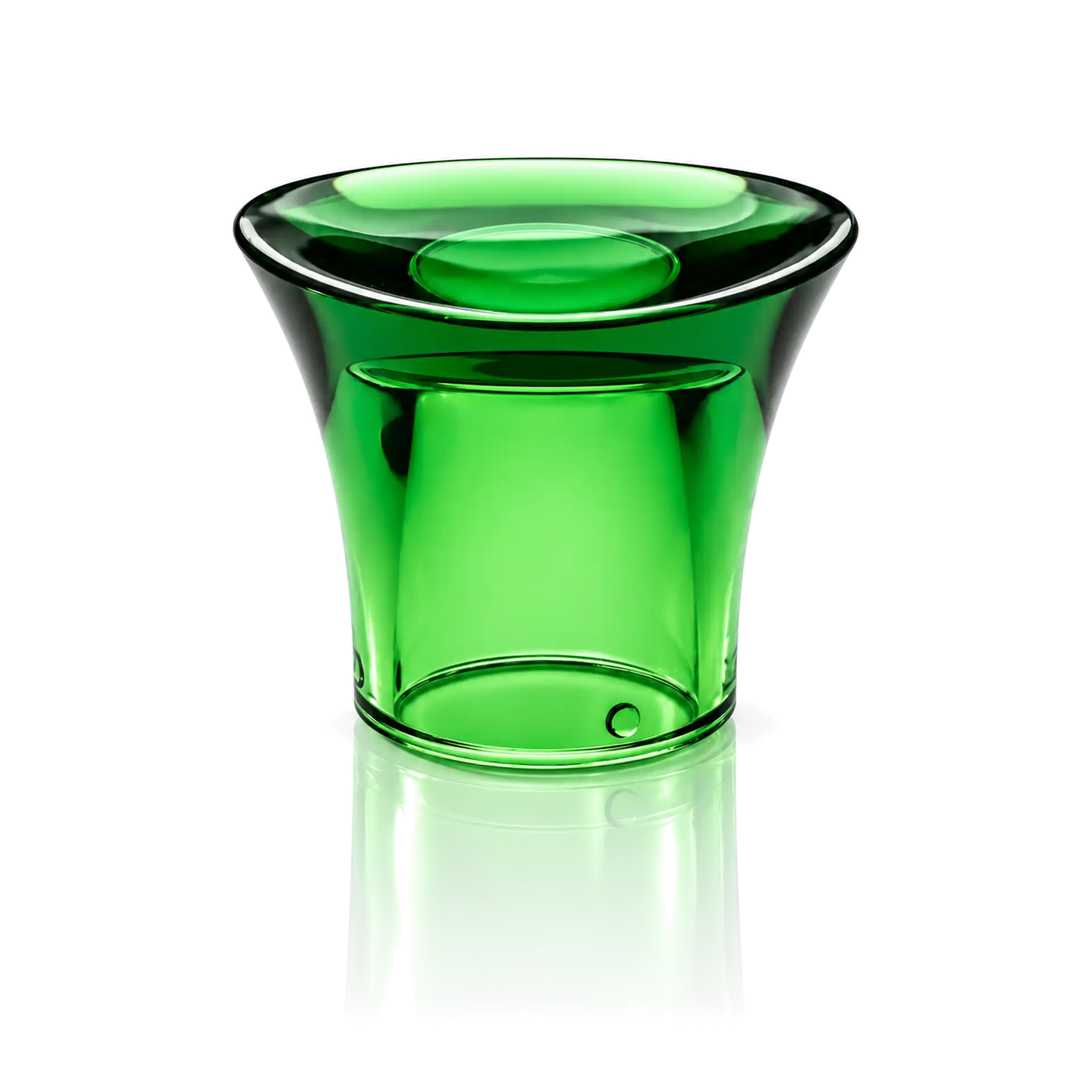Duftlampe, Glas, Grün, Transparent, Teelichthalter