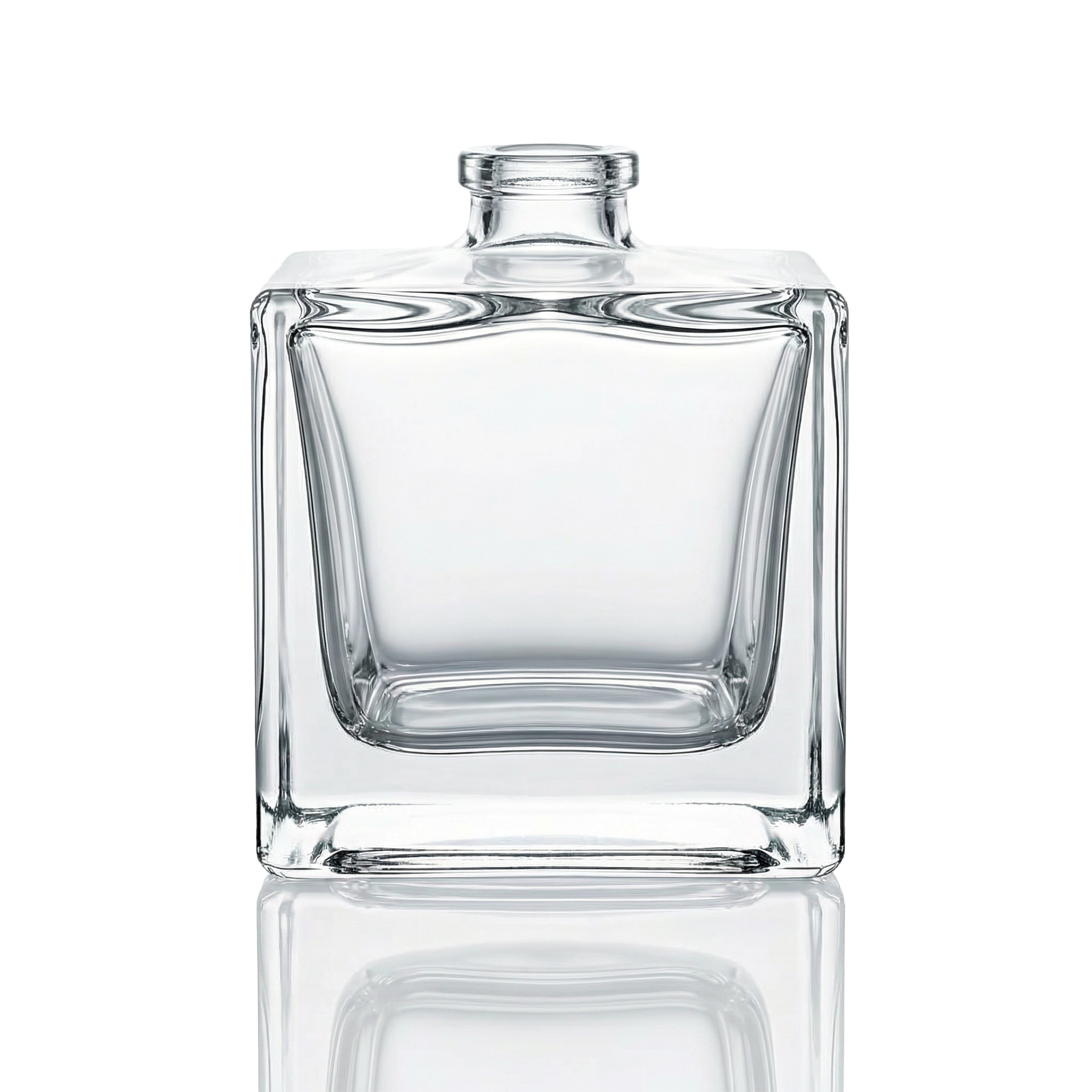 Glasflasche Würfel 50 ml klar FEA 15