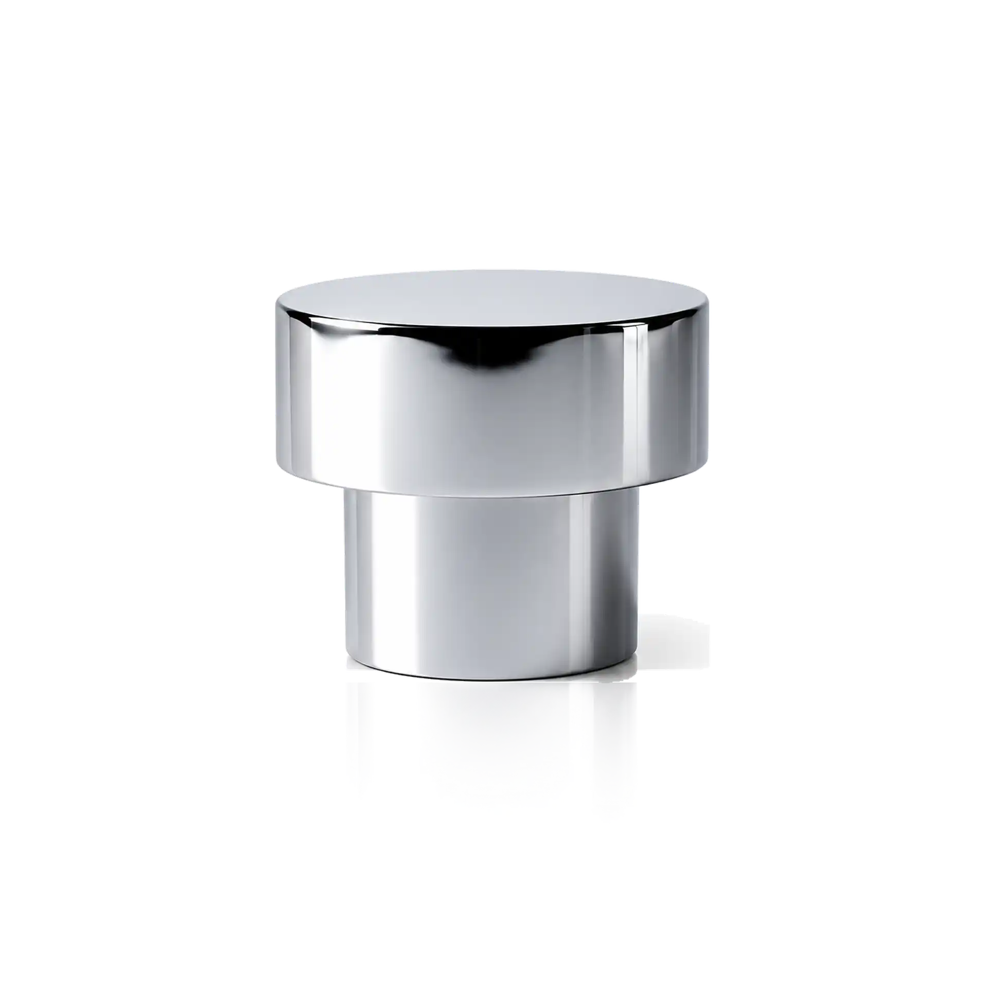 Kappe silber Armaturengriff, Chrom, Glänzend, Zylindrisch