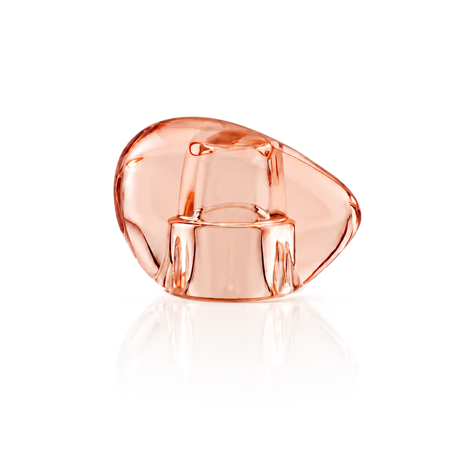 Parfümflakon, Glasflakon, Roségold, Transparenter Flakon