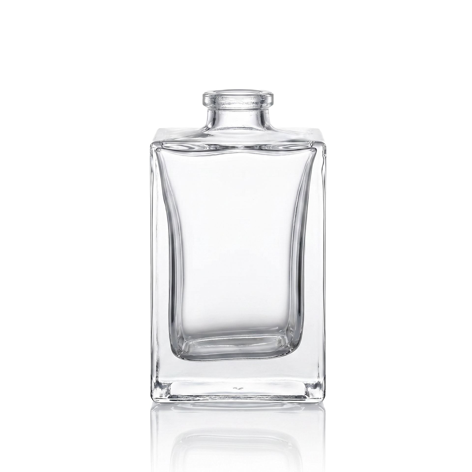 Glasflasche quadratisch 30 ml klar FEA 15 NEU