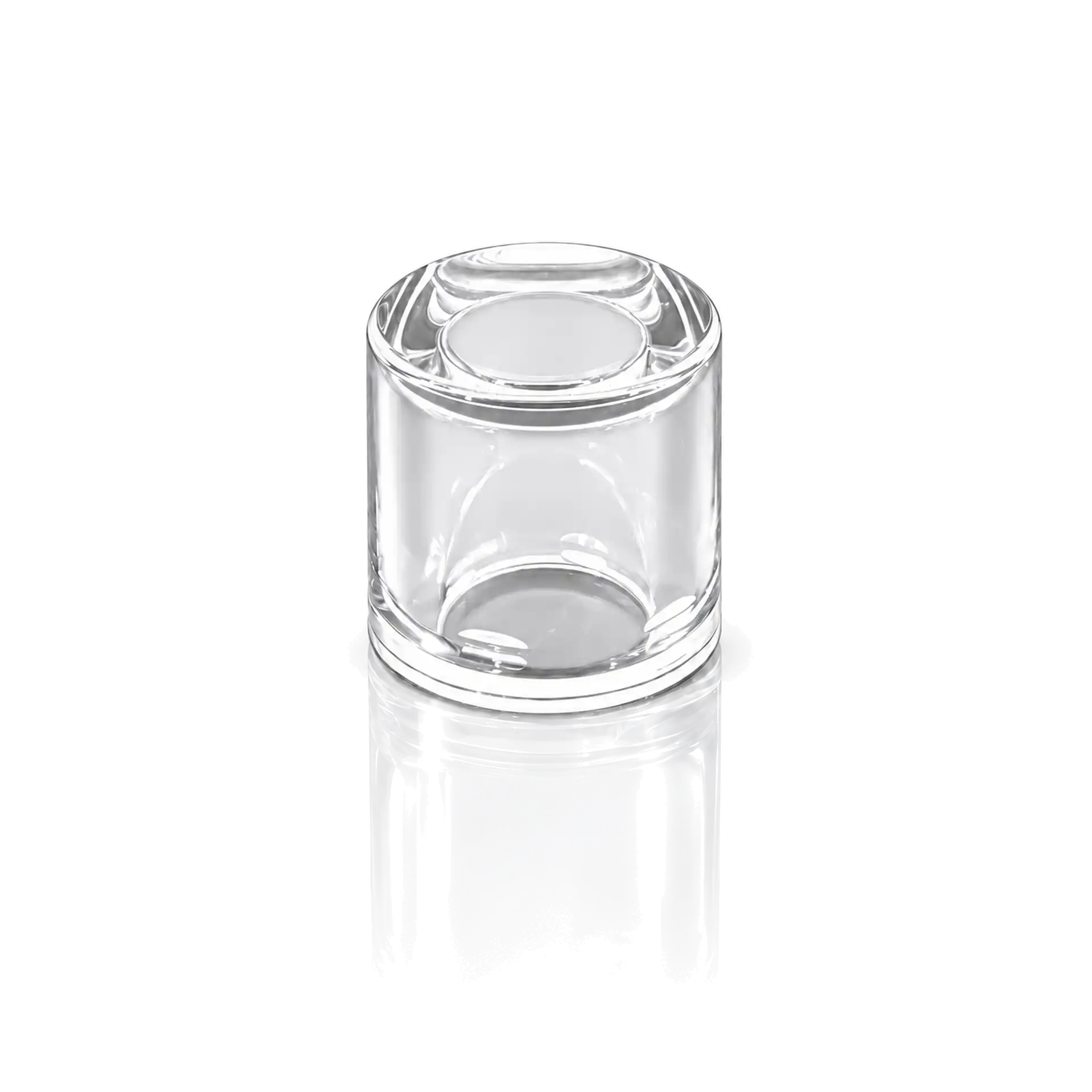 Kappe zylindrisch Surlyn transparent Kunststoffbehälter, transparent, zylindrisch, Deckel