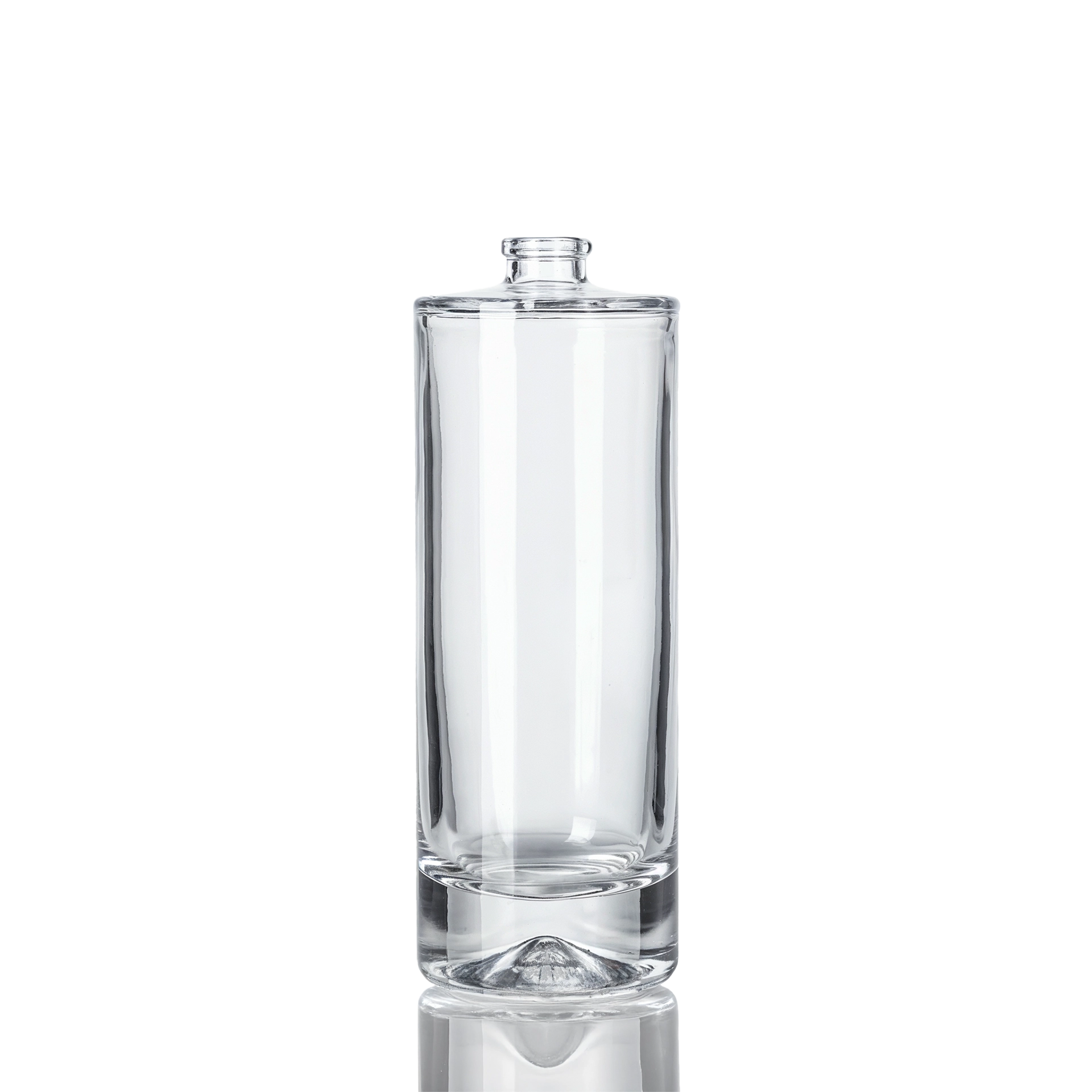 Glasflasche zylindrisch 100 ml klar FEA 15