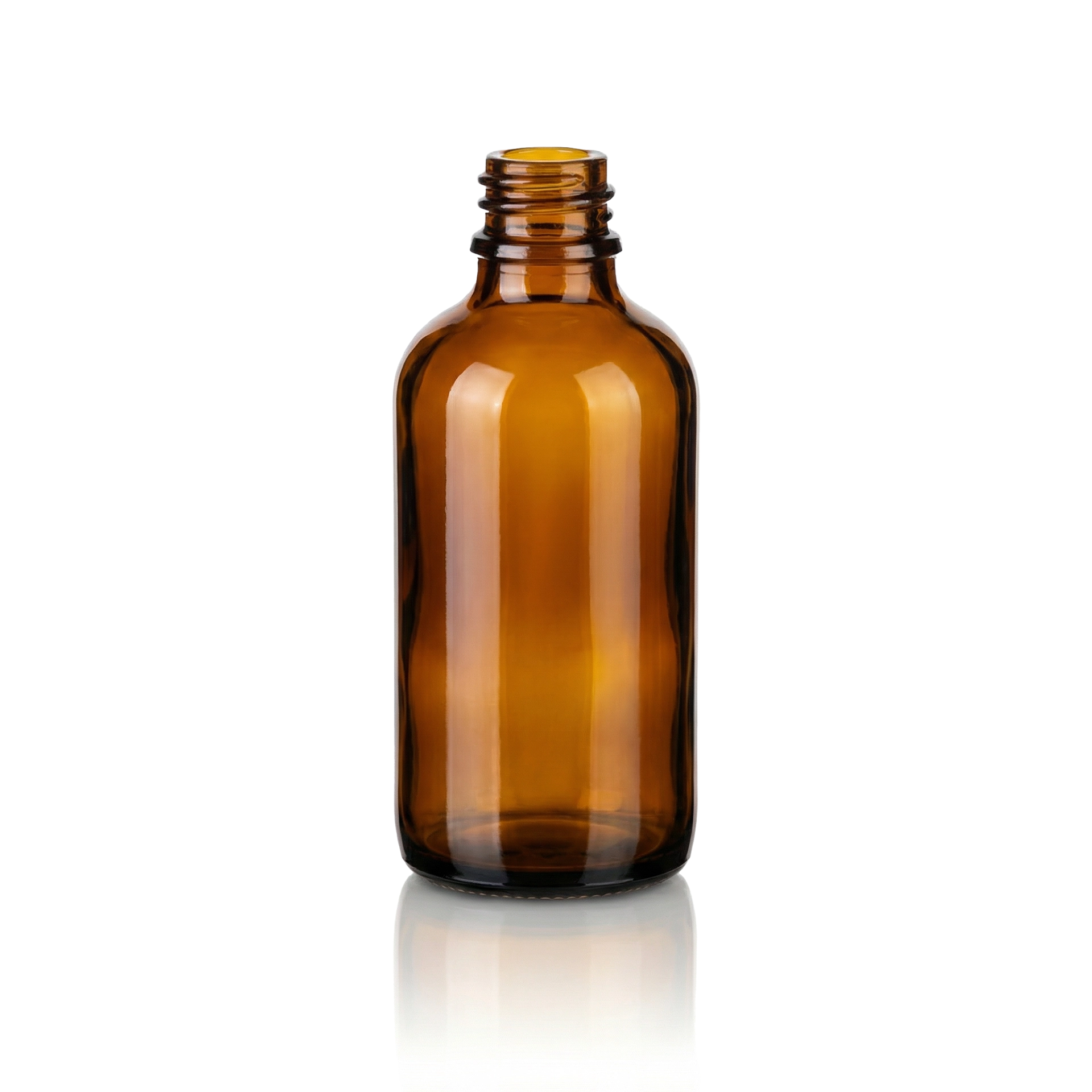 Glasflasche 50 ml braun DIN 168/GL 18 Pharm. Glasflasche 50 ml braun DIN 168/GL 18 Pharm.