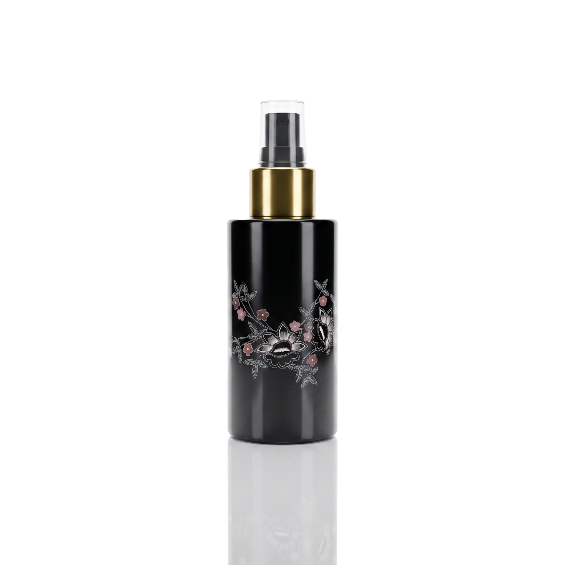 Tischzerstäuber100 ml schwarz mit Dekor