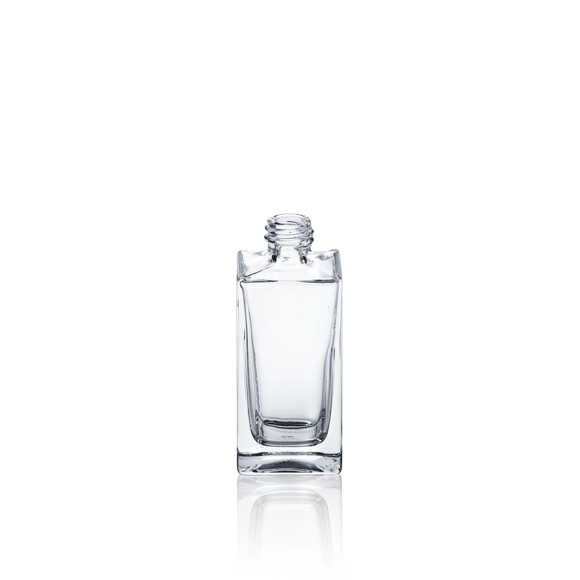 Glasflasche quadratisch 50 ml klar GPI 18/415 Glasflasche quadratisch 50 ml klar GPI 18/415