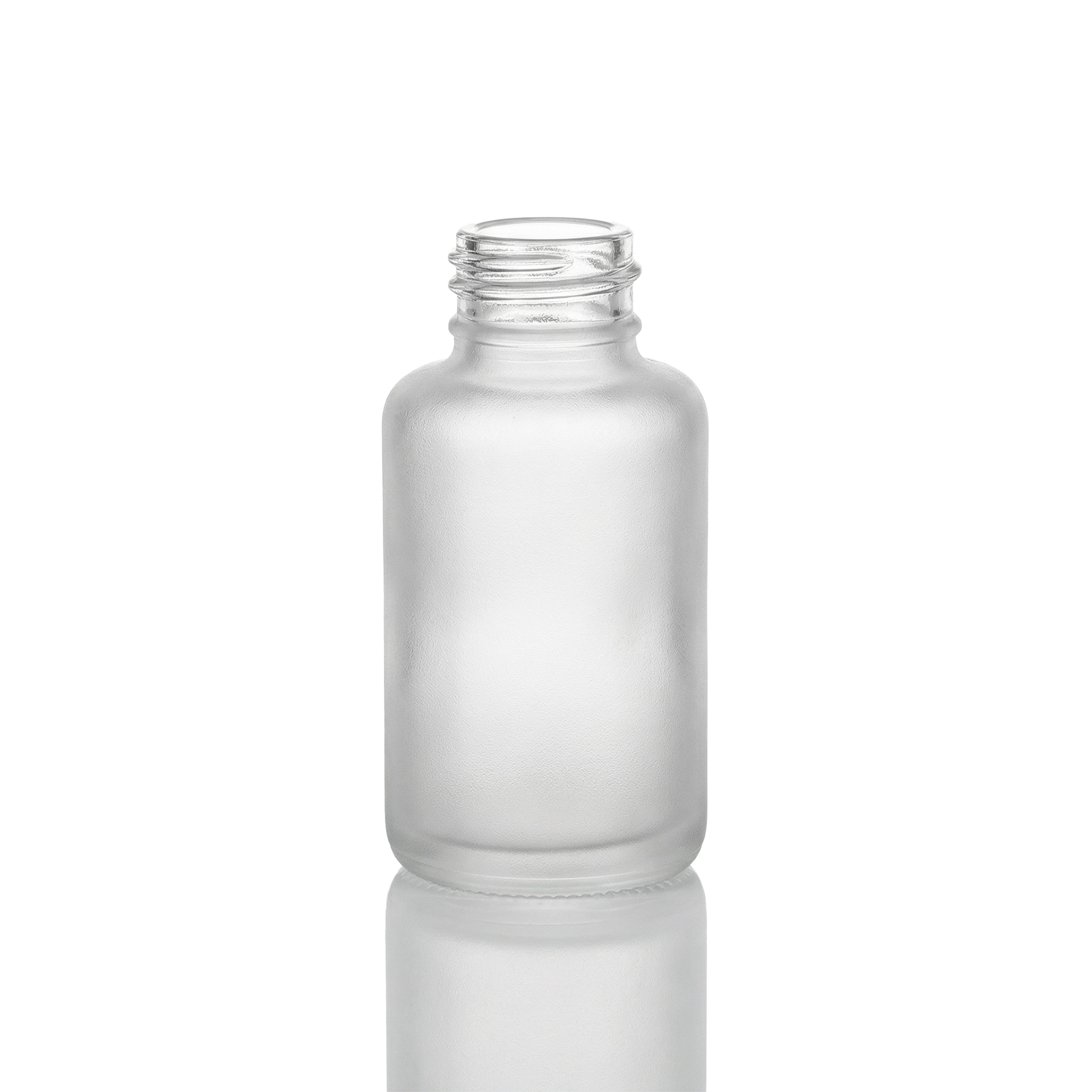 Glasflasche 30 ml matt GPI 22/400 Glasflasche 30 ml matt GPI 22/400