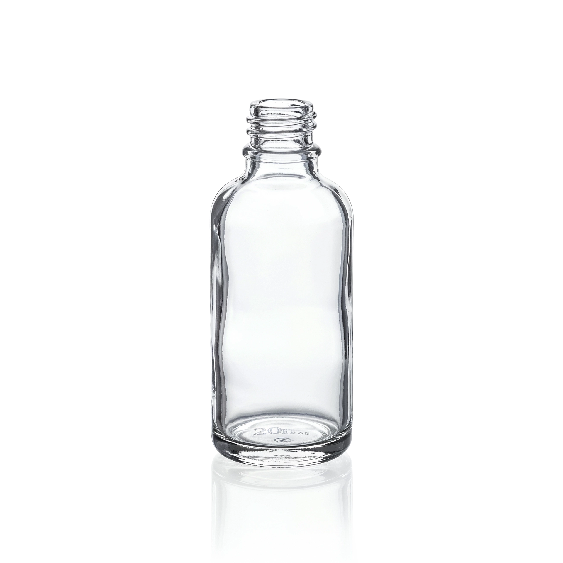 Glasflasche 50 ml klar DIN 168/GL 18 Pharm. Glasflasche 50 ml klar DIN 168/GL 18 Pharm.