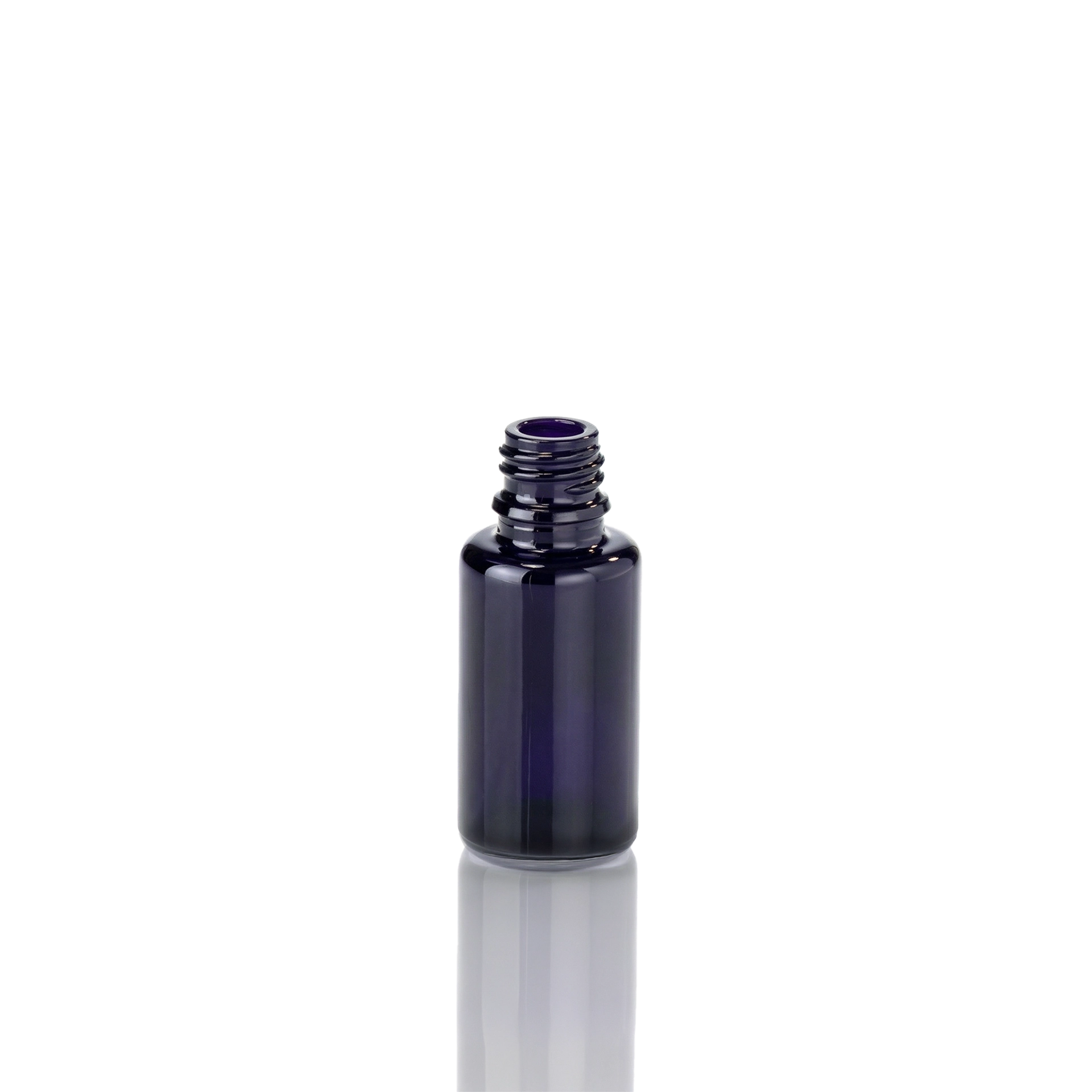 Glasflasche 20 ml violett DIN 168/GL 18 Pharm. Glasflasche 20 ml violett DIN 168/GL 18 Pharm.