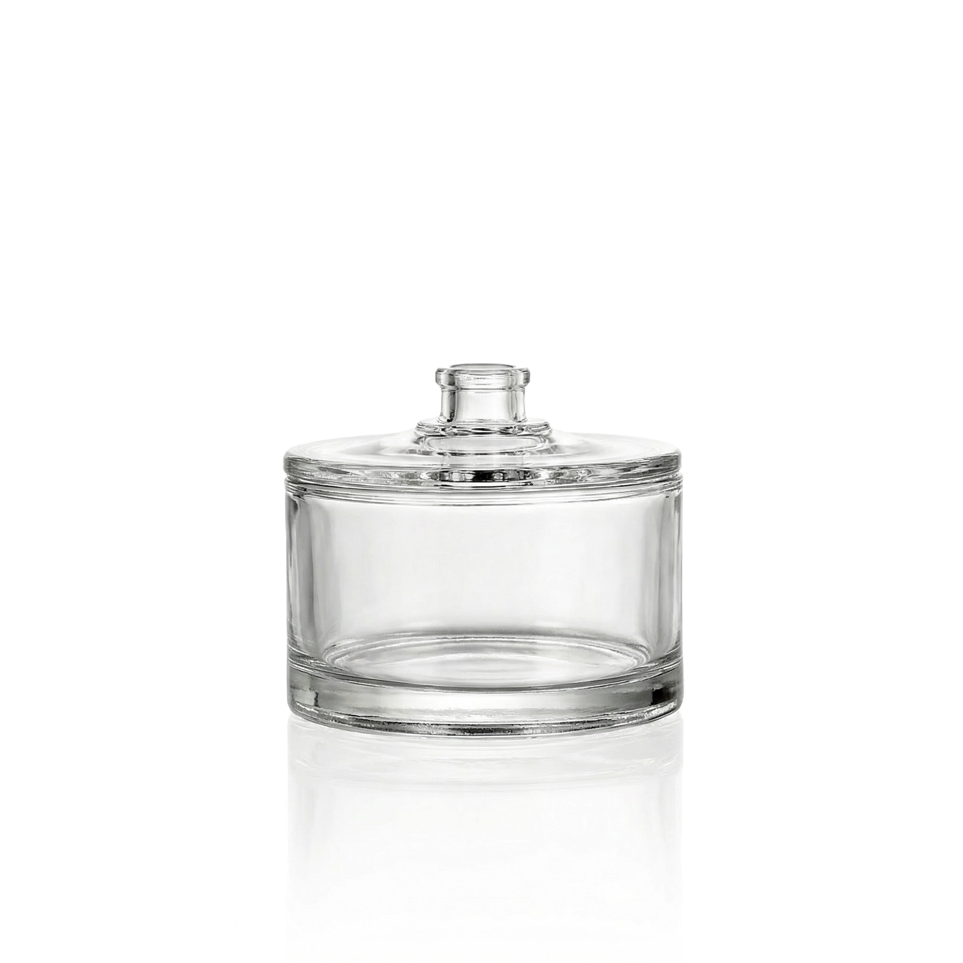 Glasflasche zylindrisch 60 ml klar FEA 15