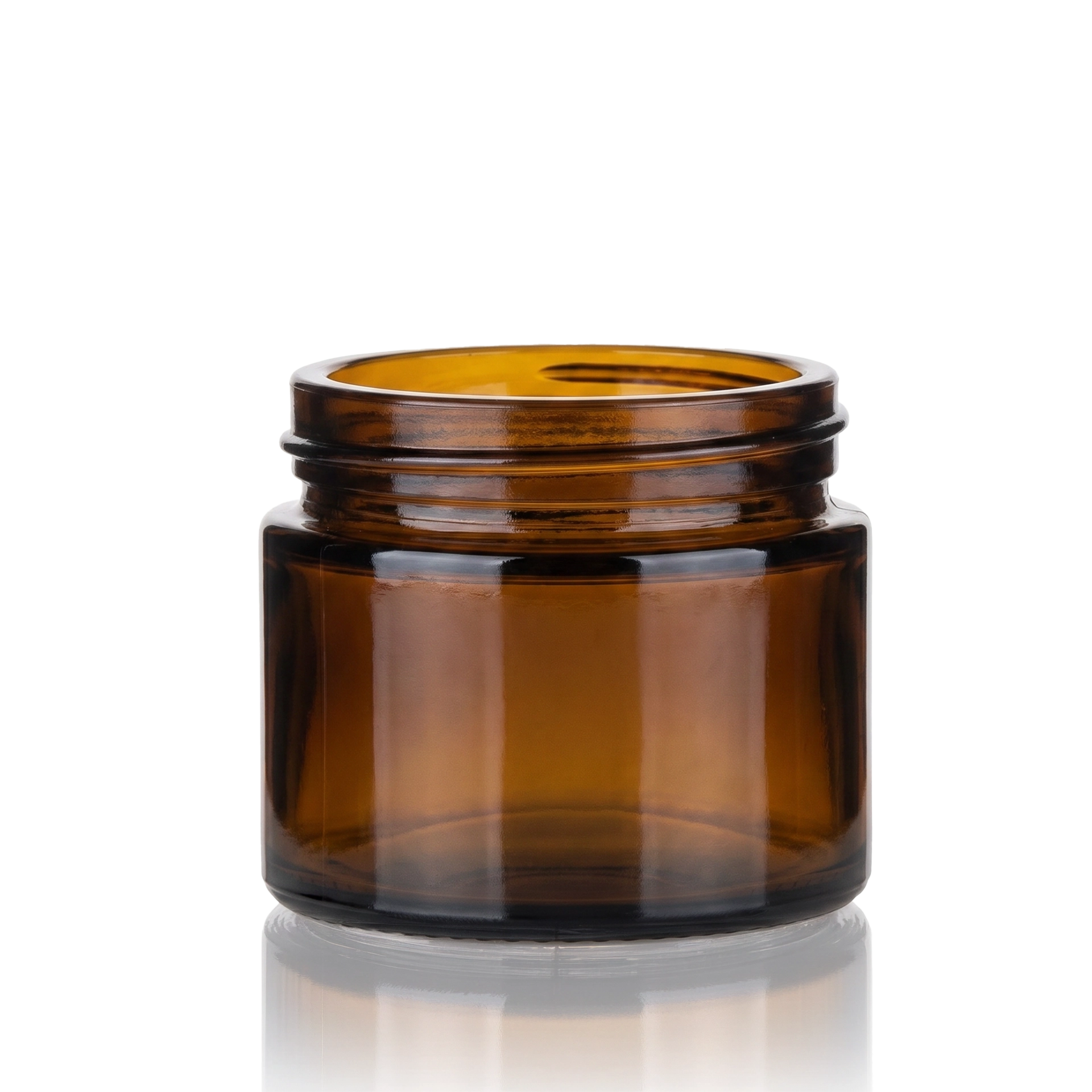 Tiegel 50 ml braun