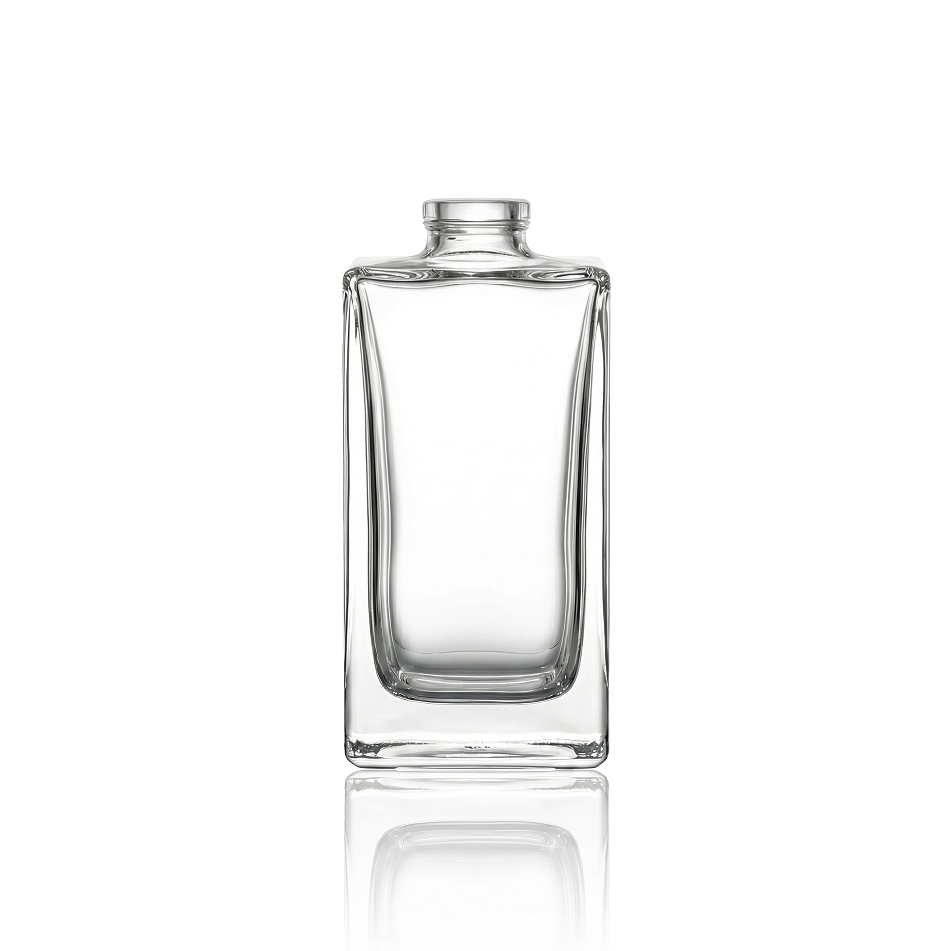 Glasflasche rechteckig 30 ml klar FEA 15