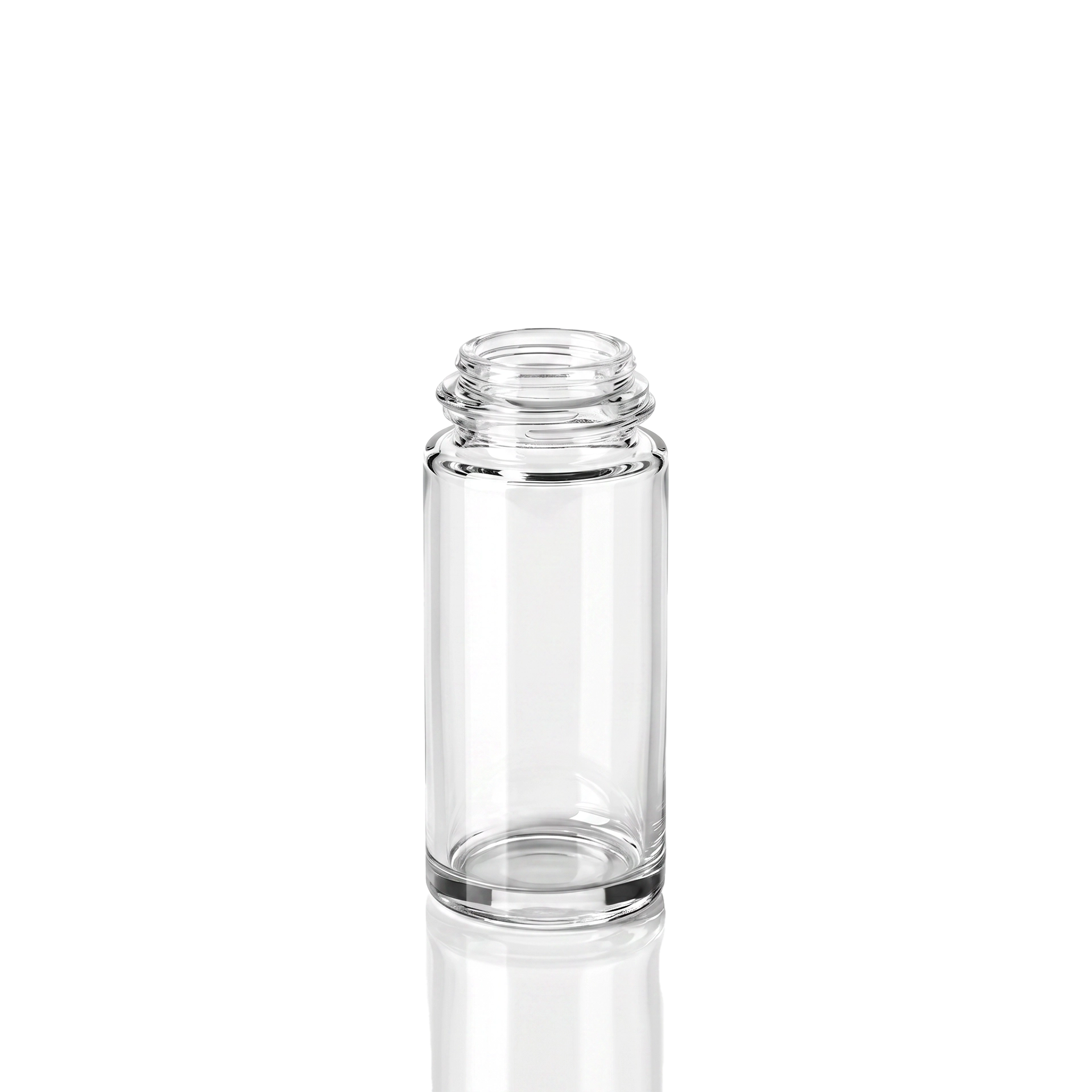 Glasflasche 50 ml klar Roll-On spezial Glasflasche 50 ml klar Roll-On spezial
