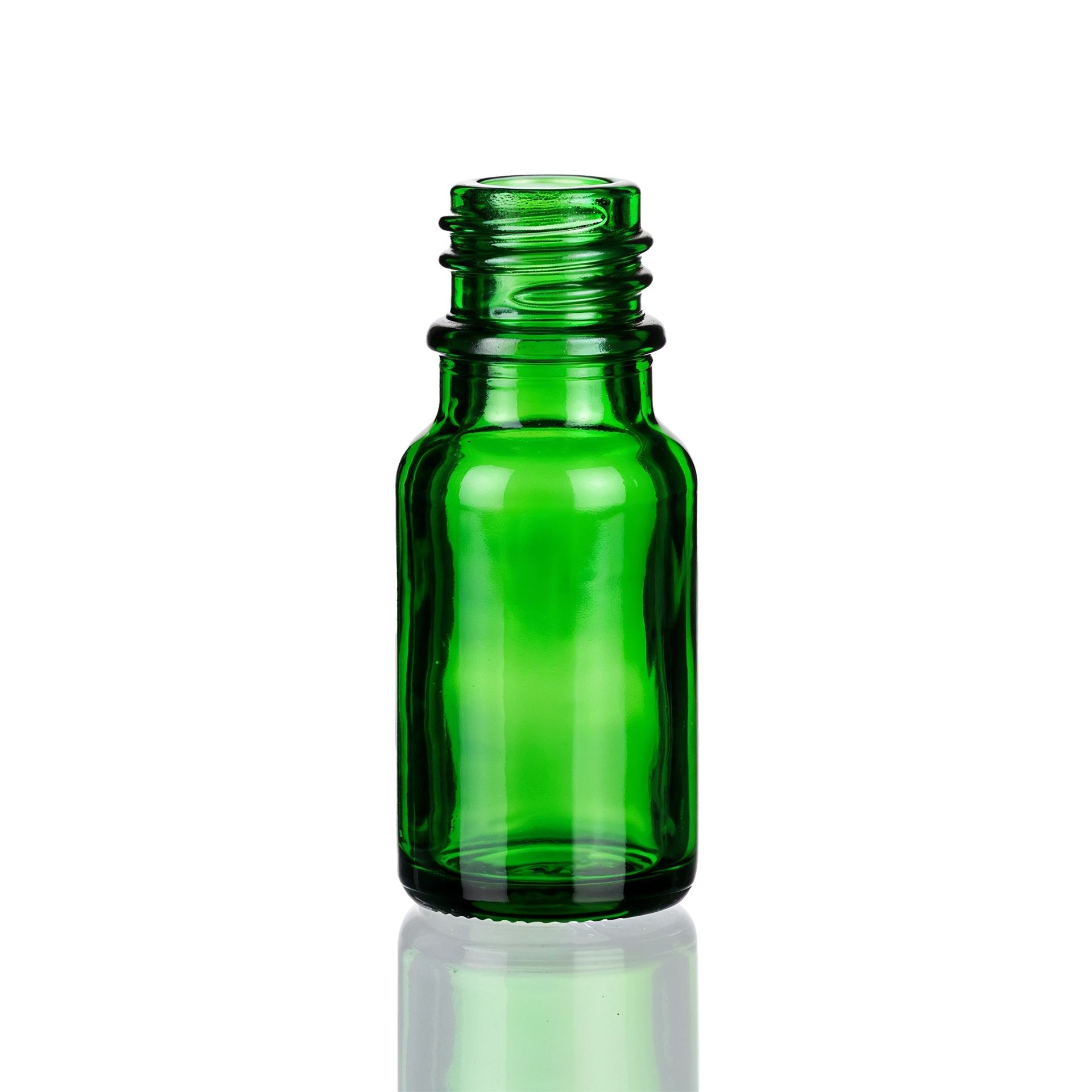 Glasflasche 10 ml dunkelgrün DIN 168/GL 18 Pharm. Glasflasche 10 ml dunkelgrün DIN 168/GL 18 Pharm.