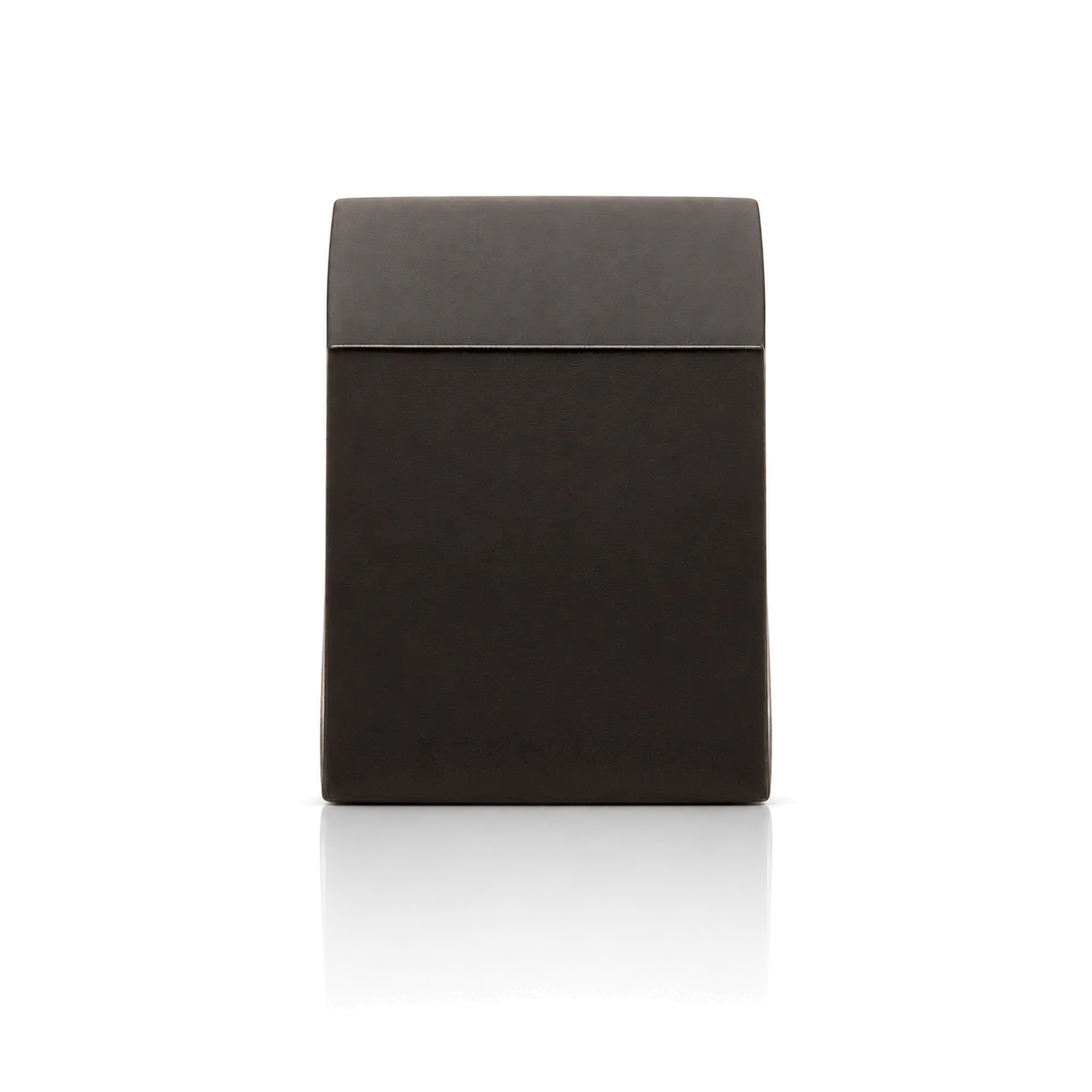 Zigarettenetui, schwarzes Etui, rechteckig, Klappdeckel, glatte Oberfläche