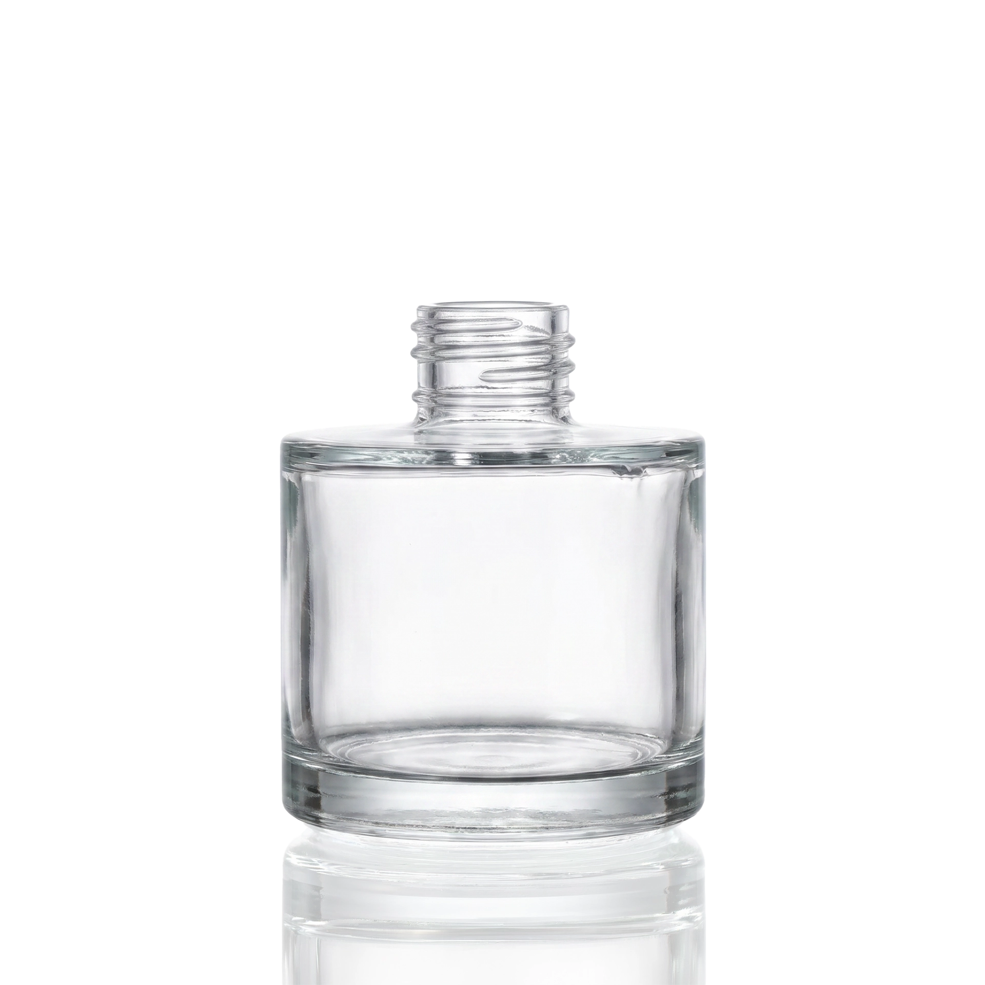 Glasflasche zylindrisch 100 ml klar GPI 28/410