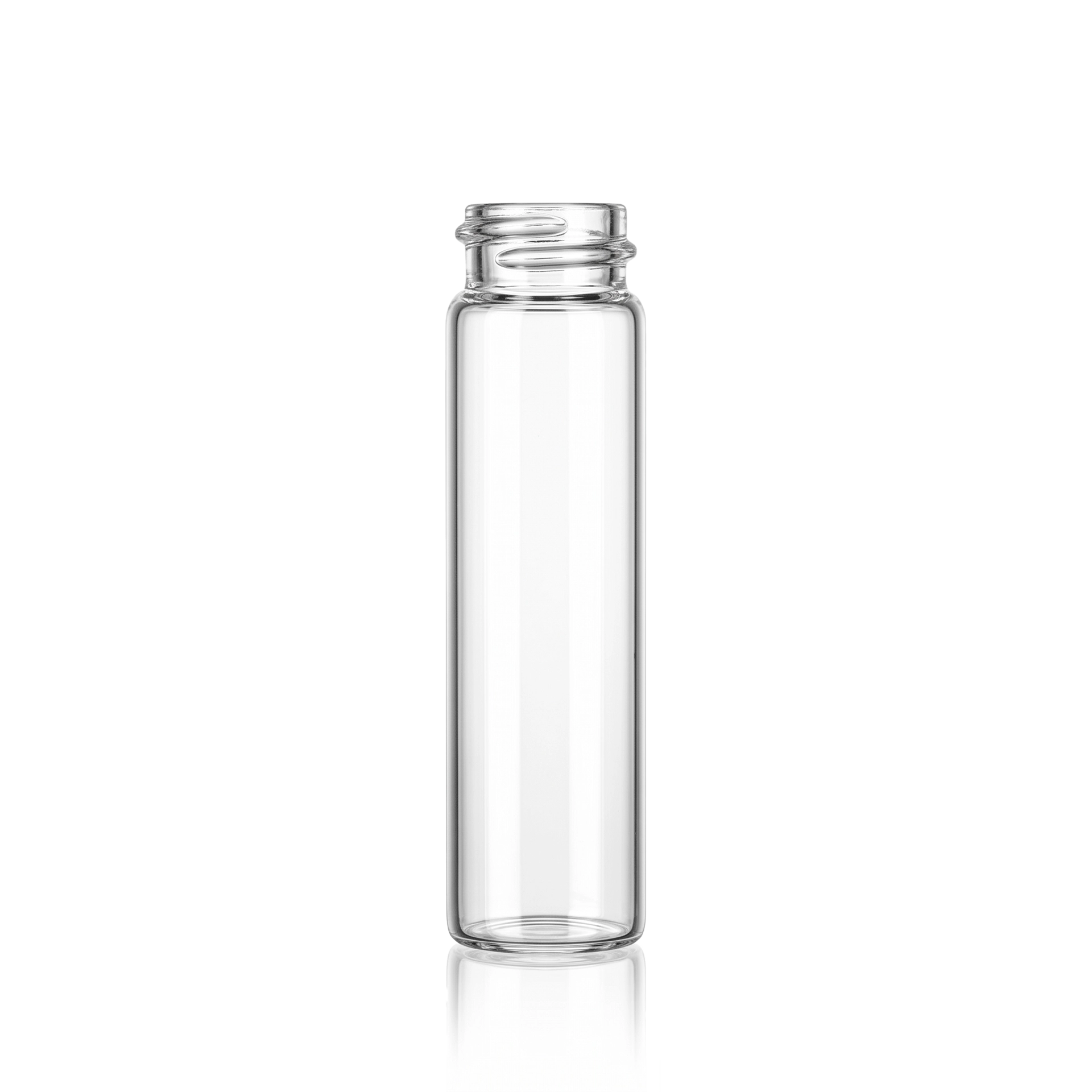 Glasflasche 6 ml klar DIN 168/GL 14