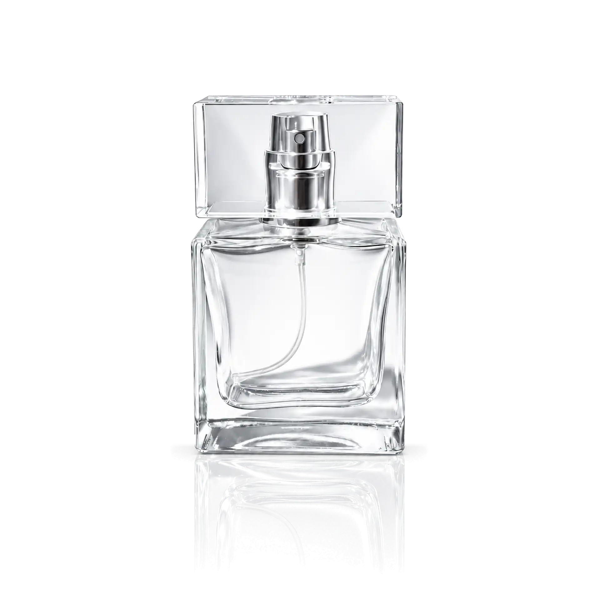 Parfümflakon, Glasflasche, Klar, Rechteckig, Sprühkopf