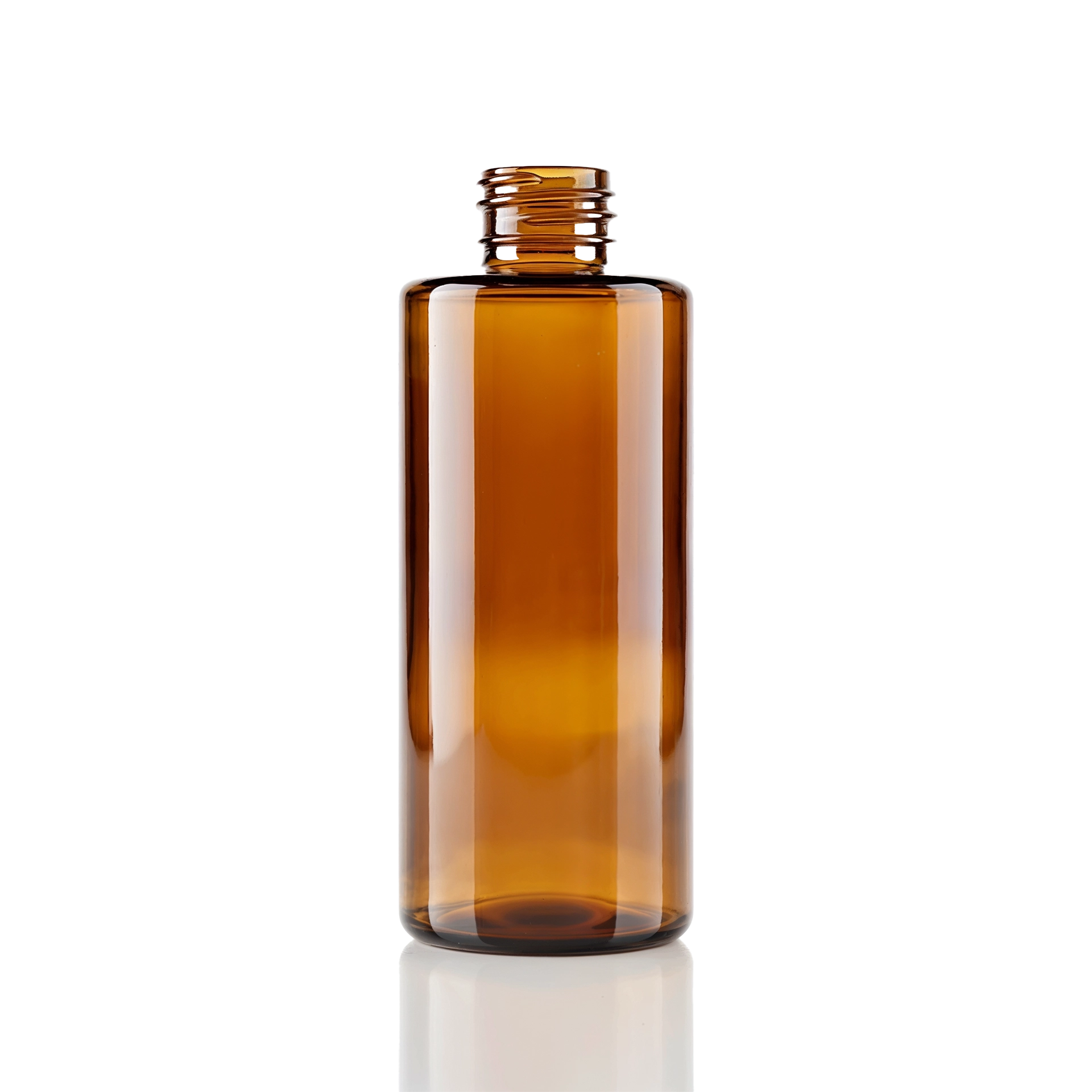 Glasflasche 150 ml braun GPI 24/410 Glasflasche 150 ml braun GPI 24/410