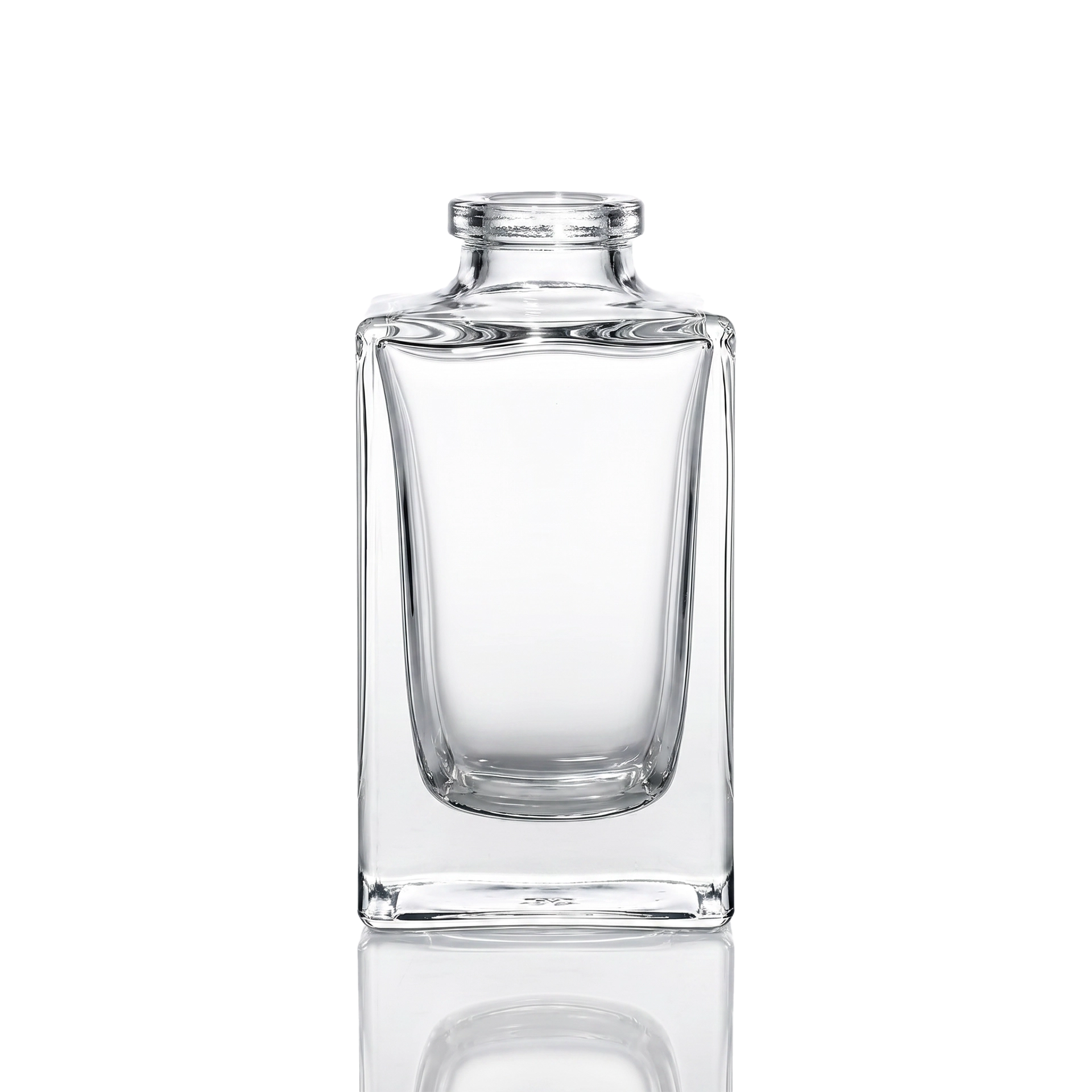 Glasflasche quadratisch 15 ml klar FEA 15